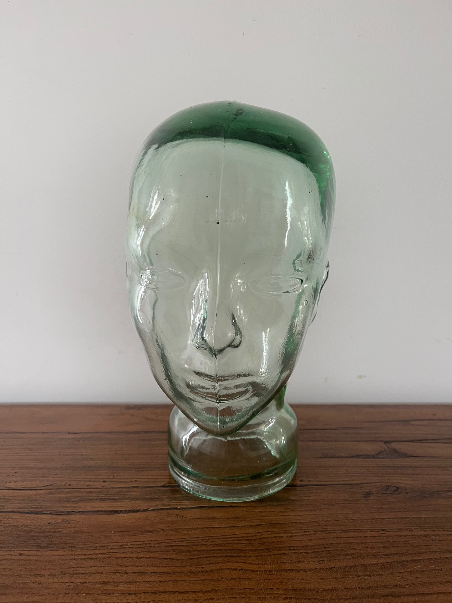 Retro Glass Mannequin Head