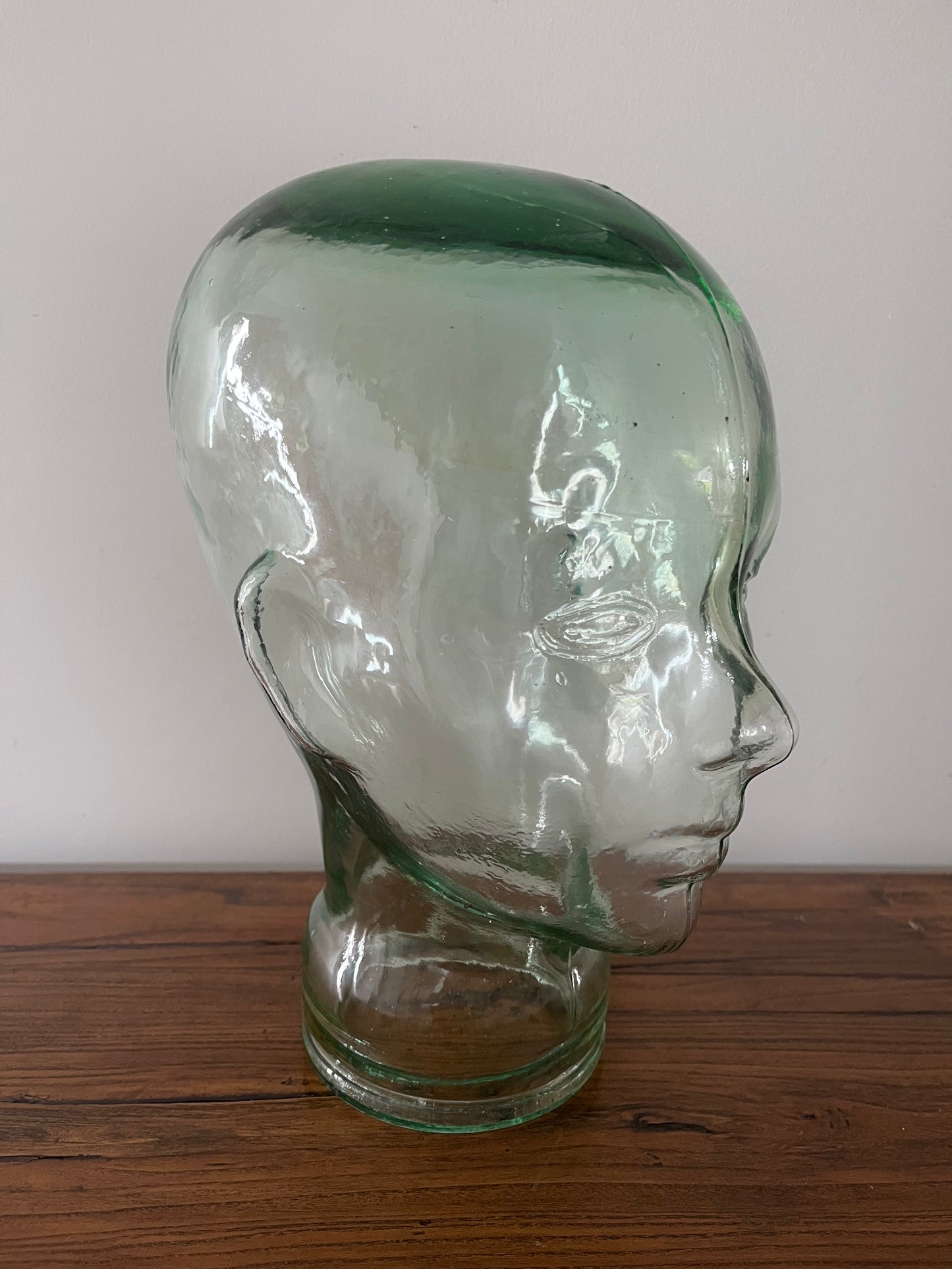 Retro Glass Mannequin Head