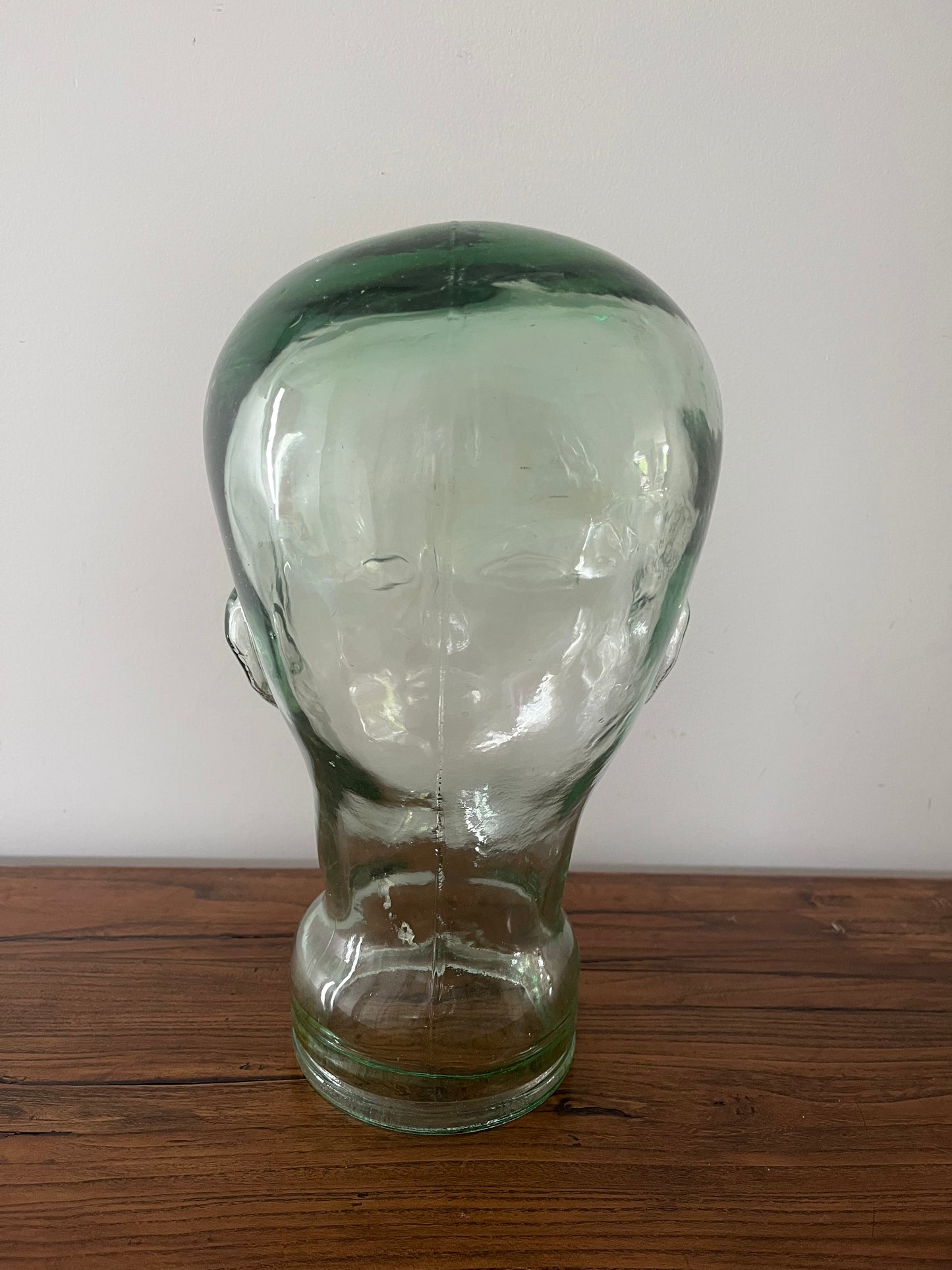 Retro Glass Mannequin Head