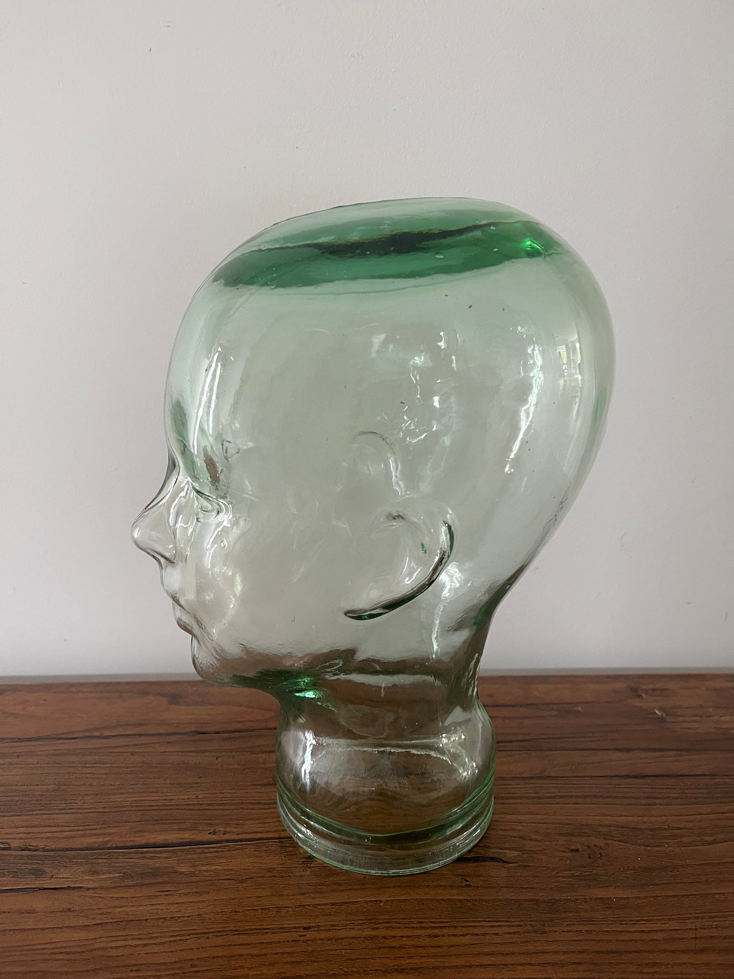 Retro Glass Mannequin Head