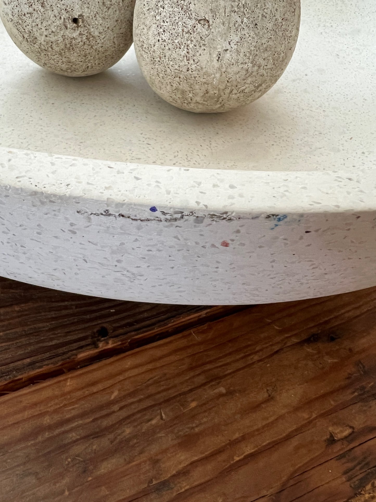 Large Terrazo Bowl with Spheres