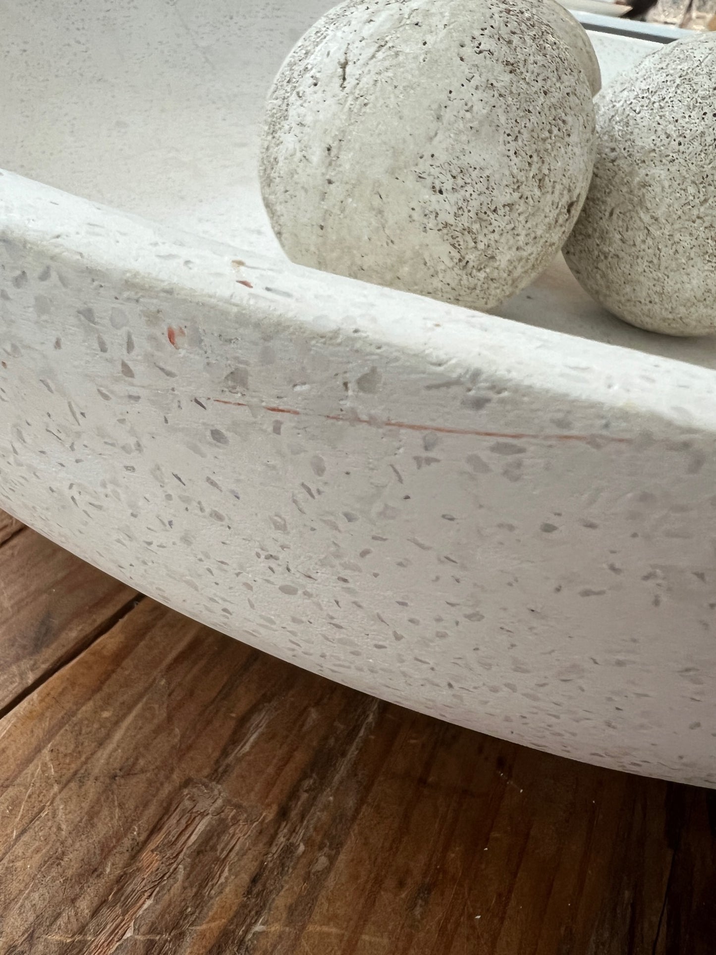 Large Terrazo Bowl with Spheres