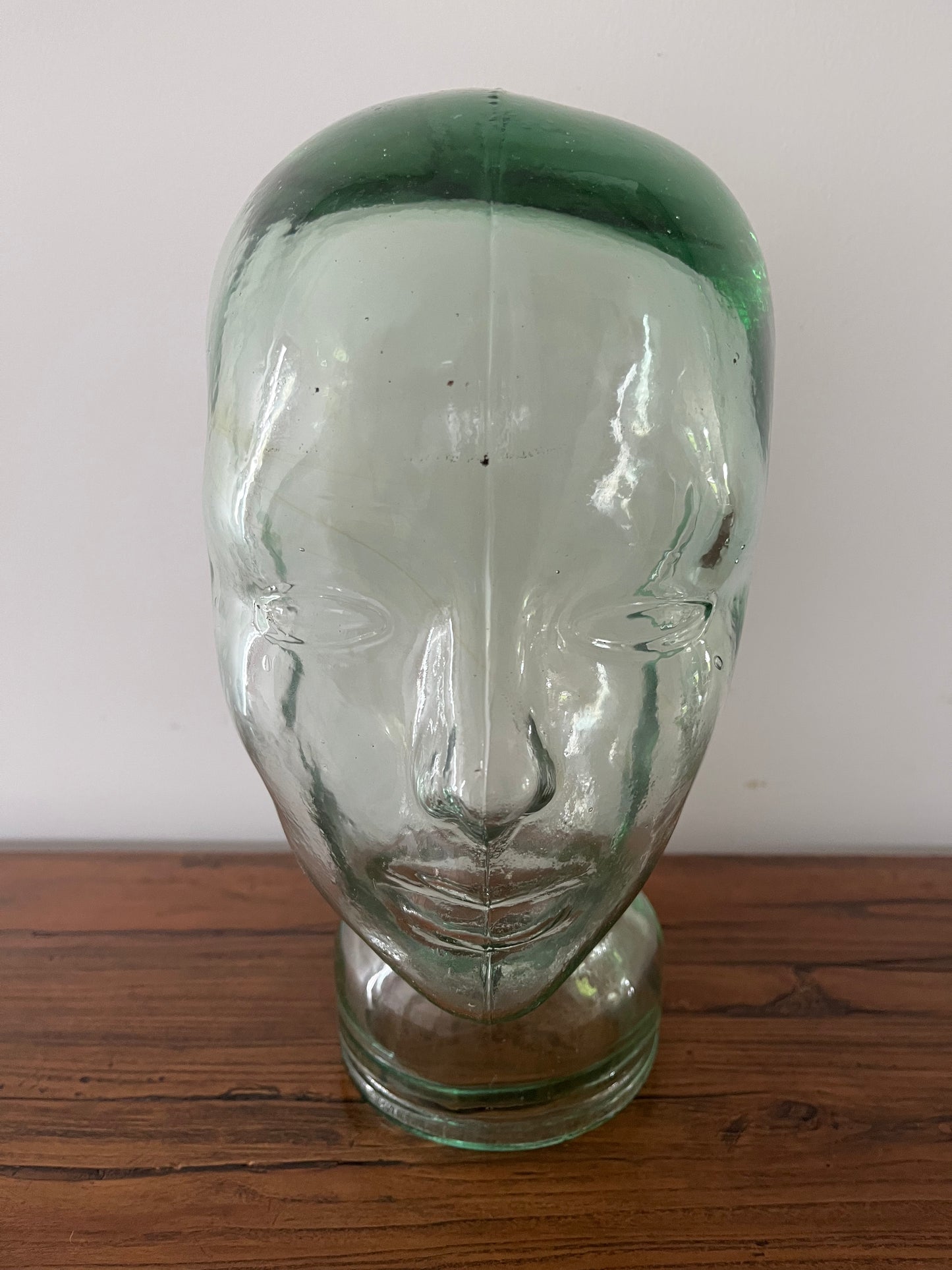 Retro Glass Mannequin Head