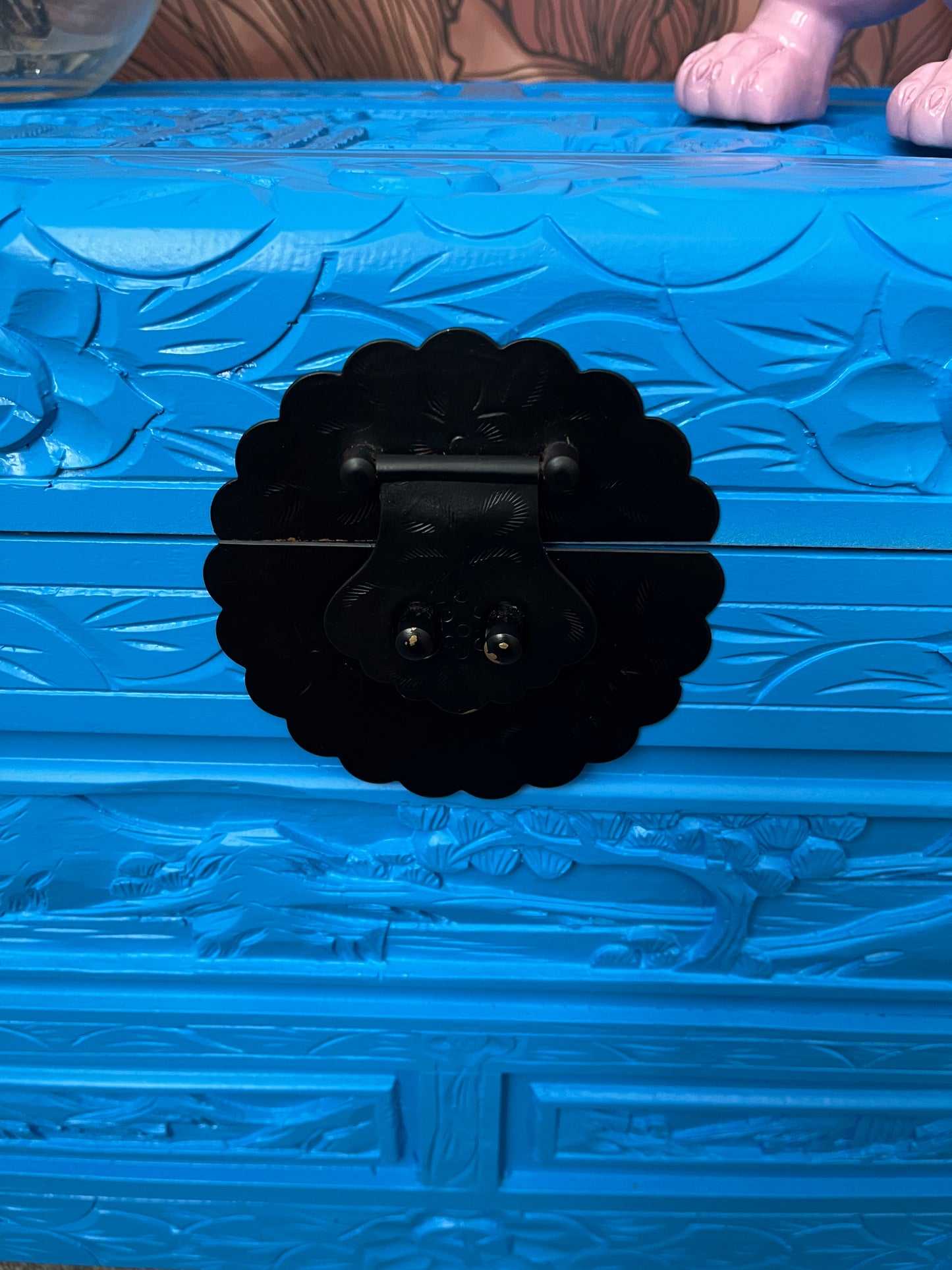 Beautiful Blue Camphor Chest