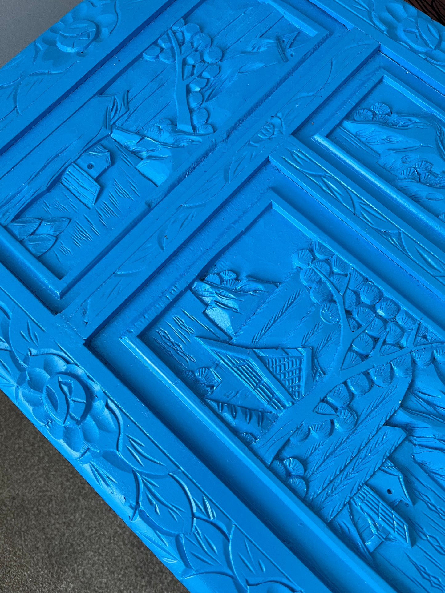 Beautiful Blue Camphor Chest