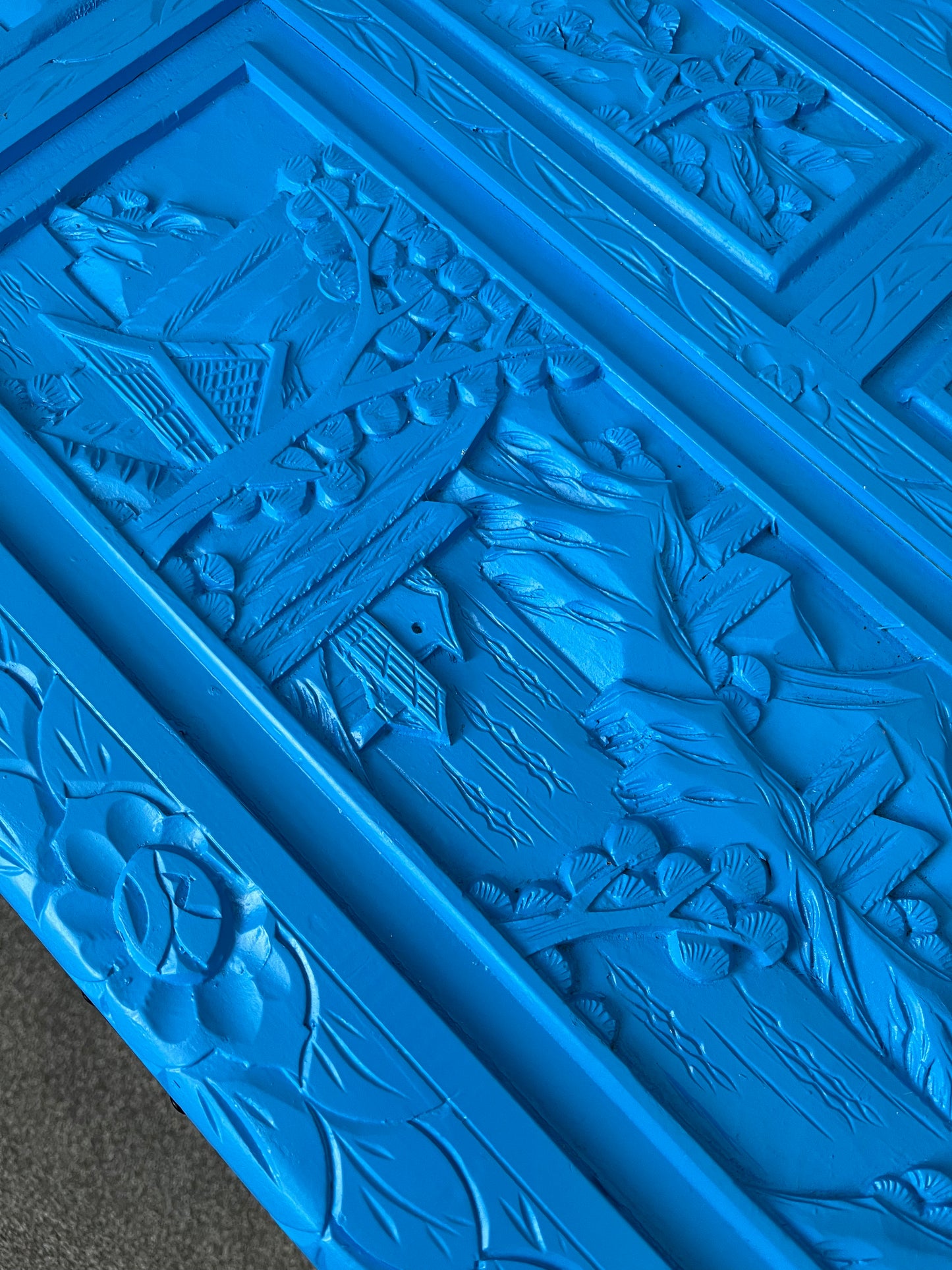 Beautiful Blue Camphor Chest