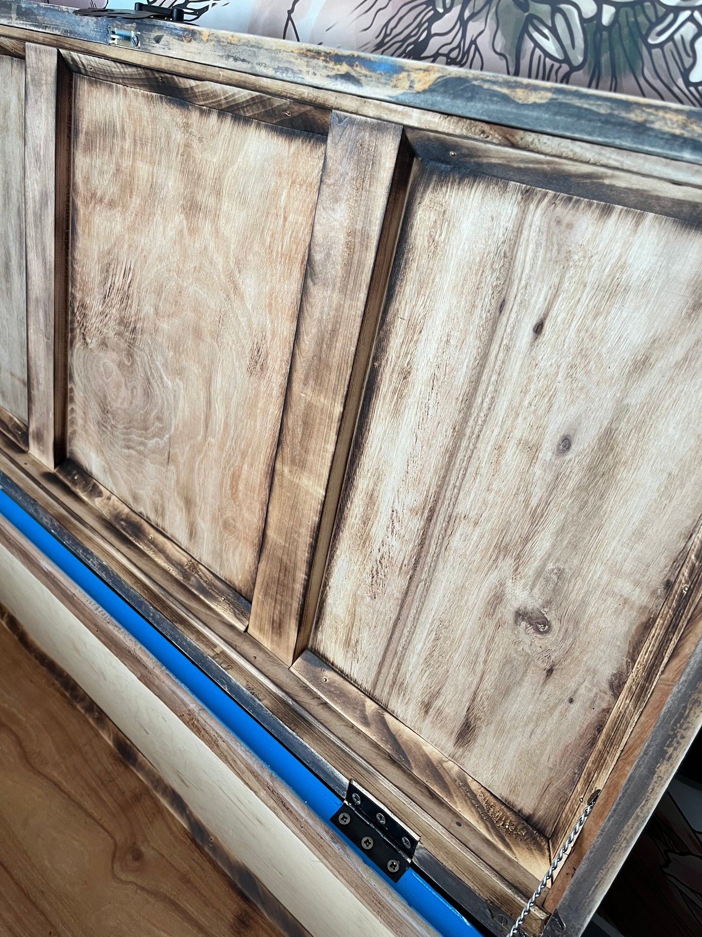 Beautiful Blue Camphor Chest