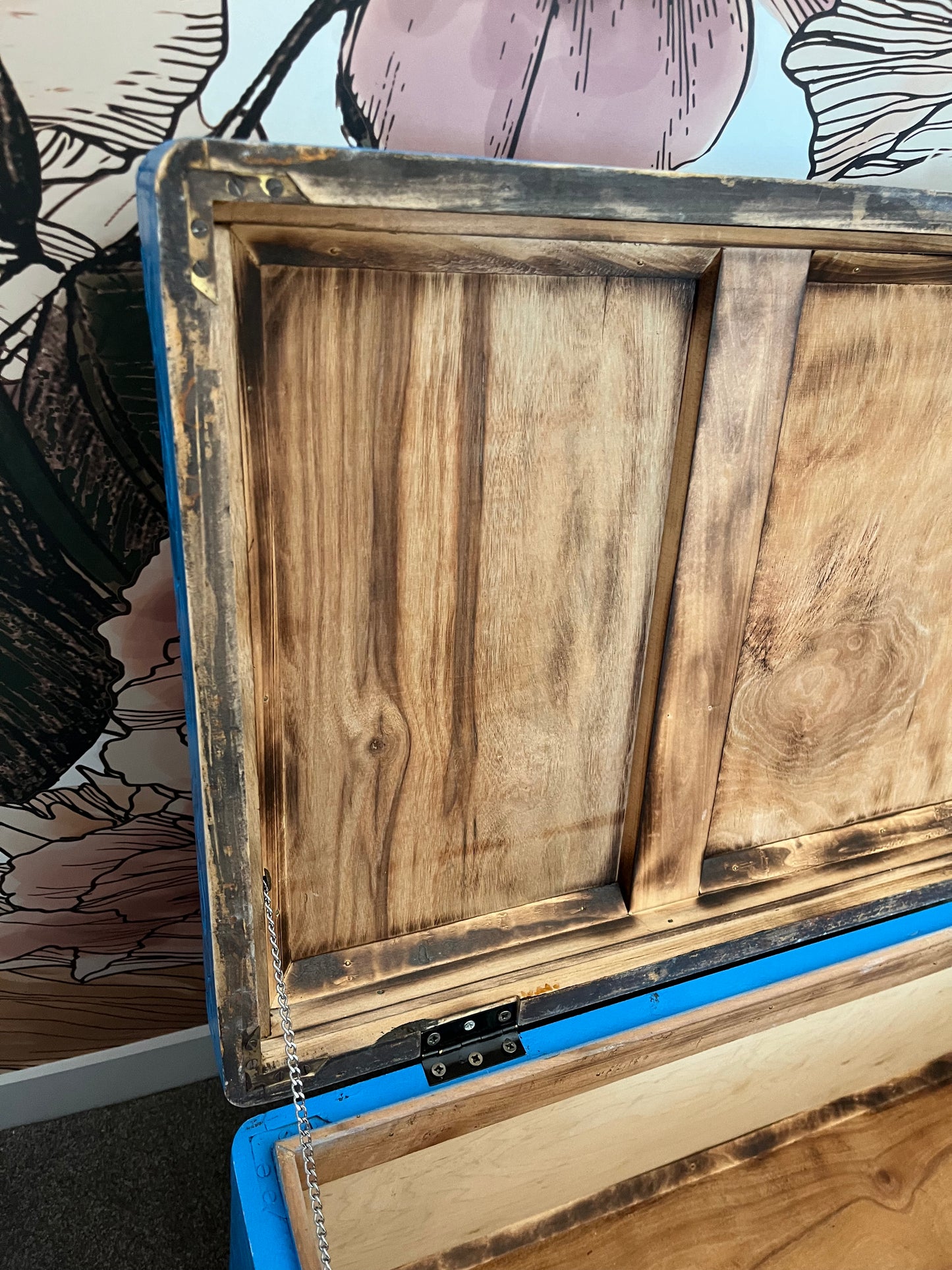 Beautiful Blue Camphor Chest
