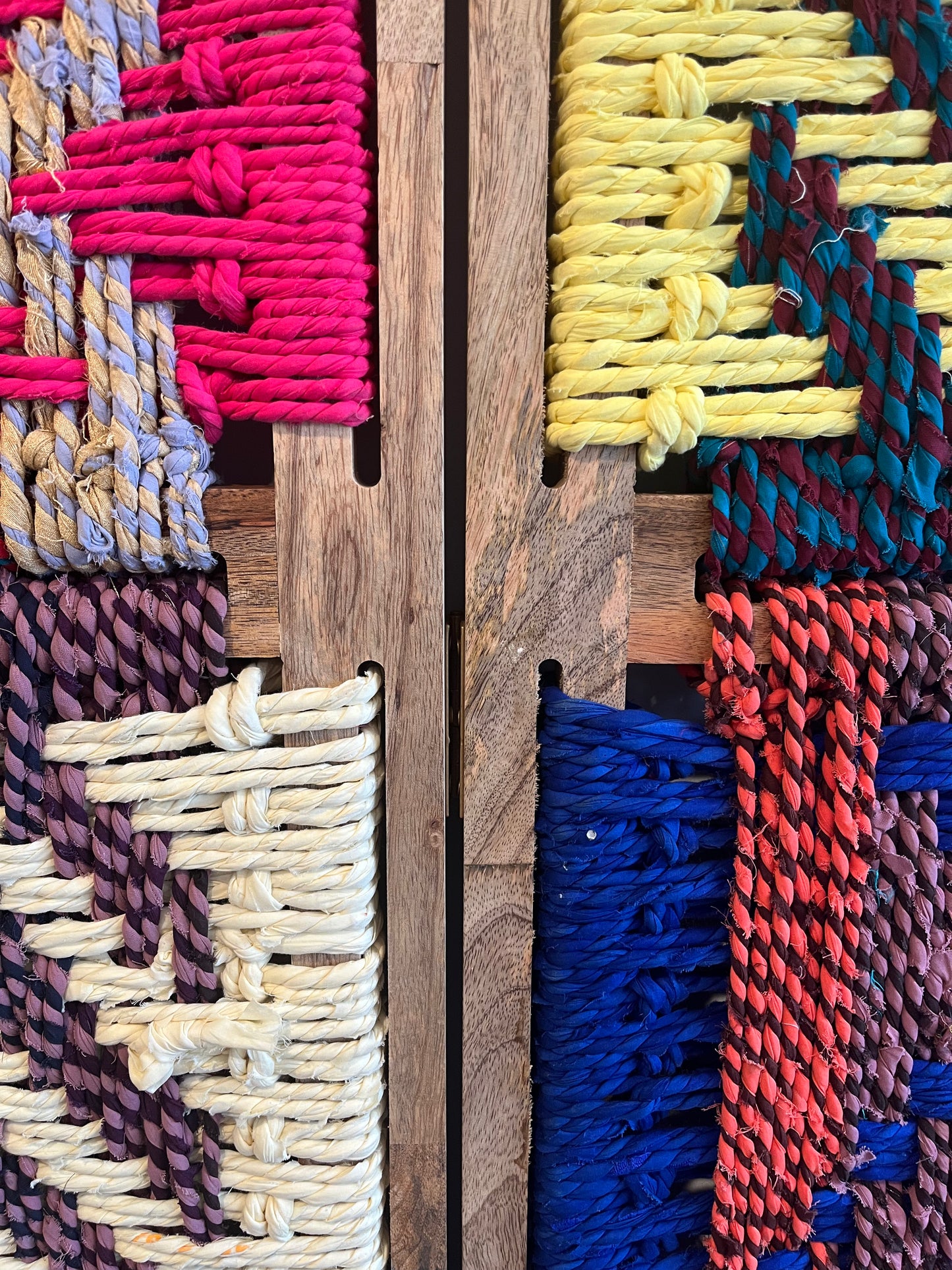 Beautiful Woven Room Divider/ Decorative Screen