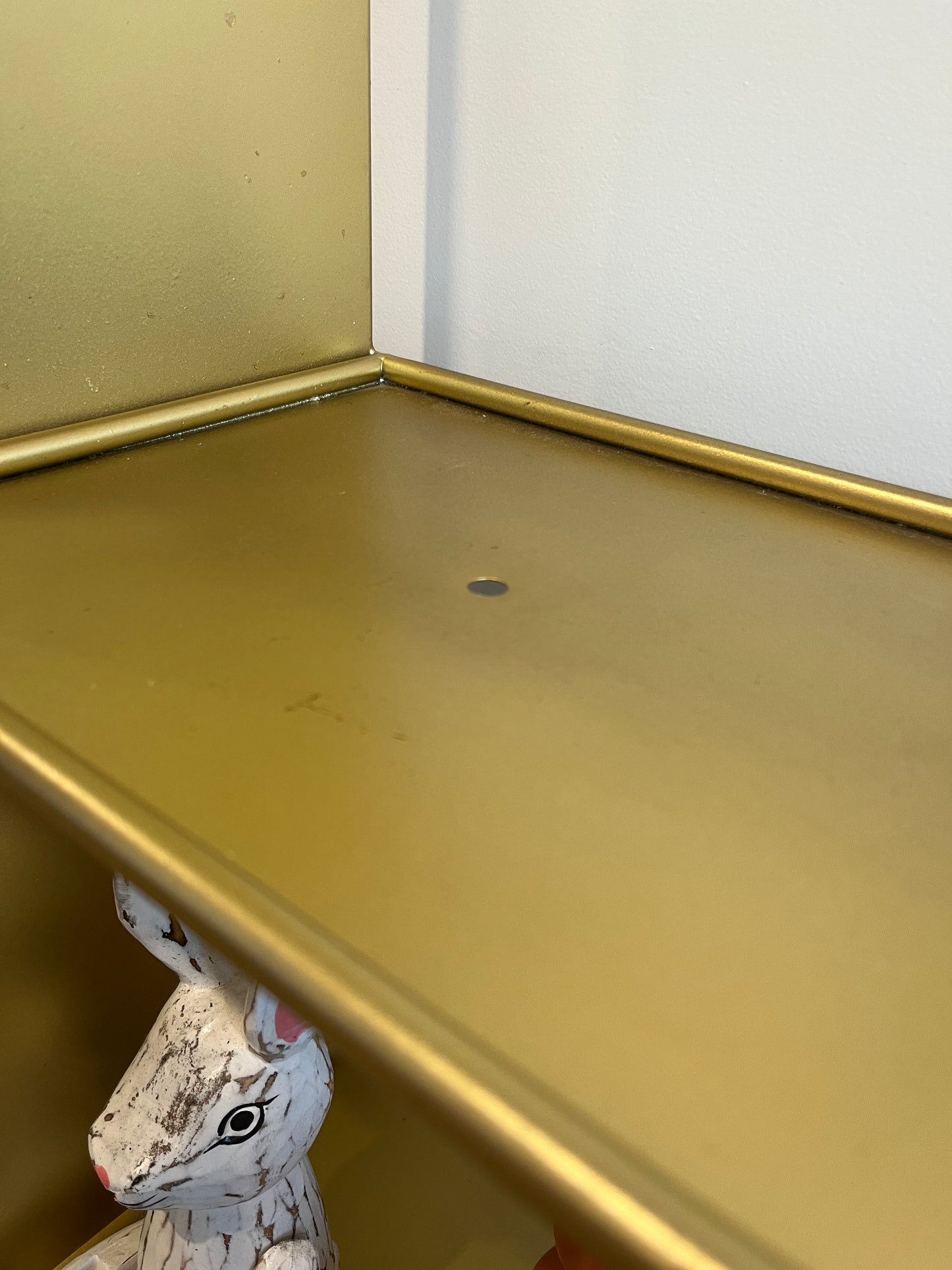 Gorgeous Gold Shelving Unit