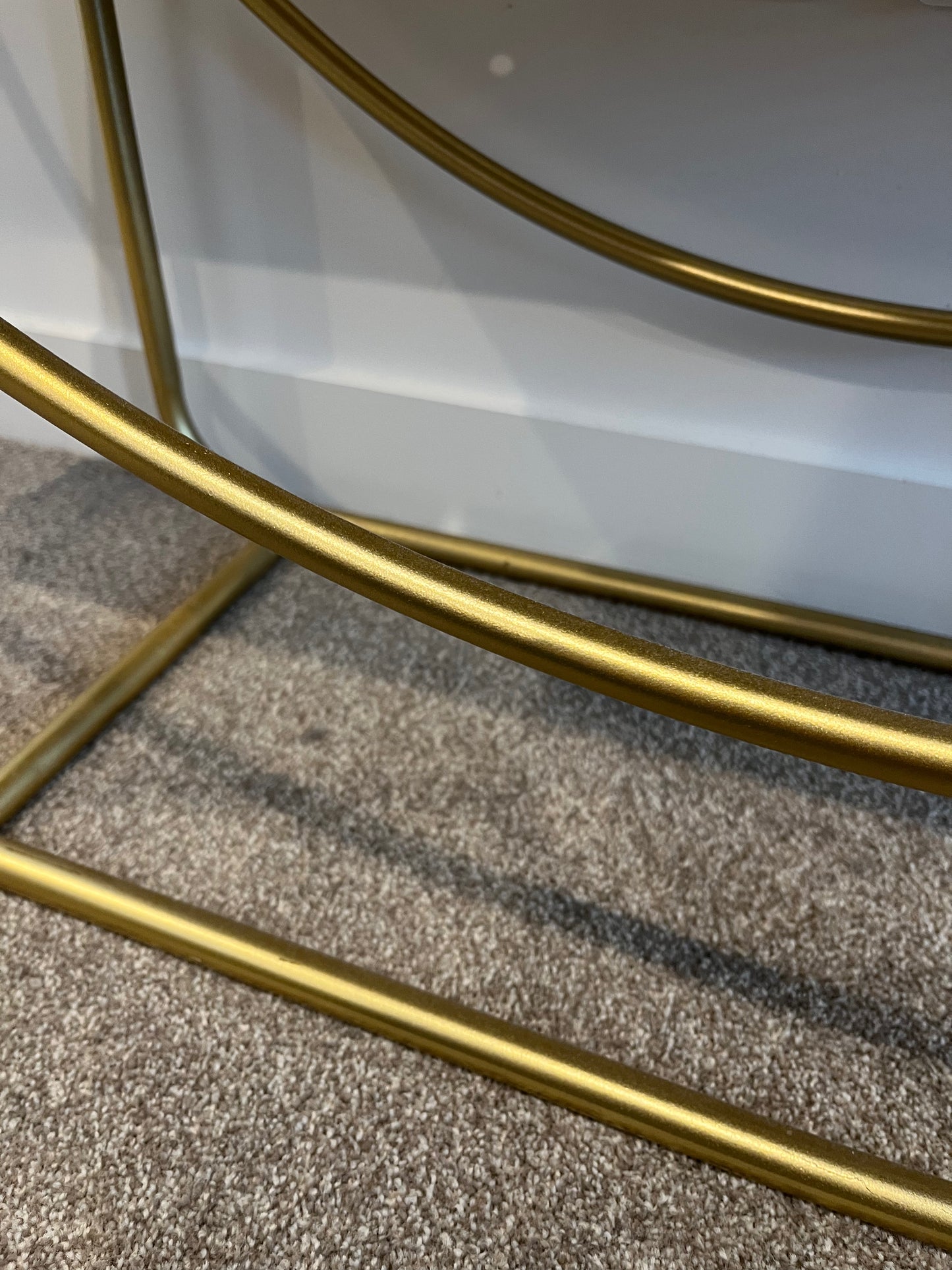 Gorgeous Gold Shelving Unit