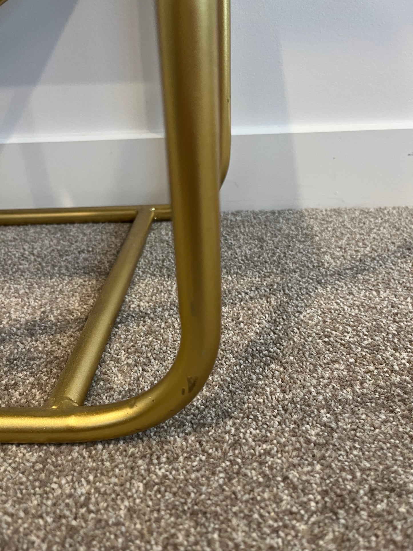 Gorgeous Gold Shelving Unit
