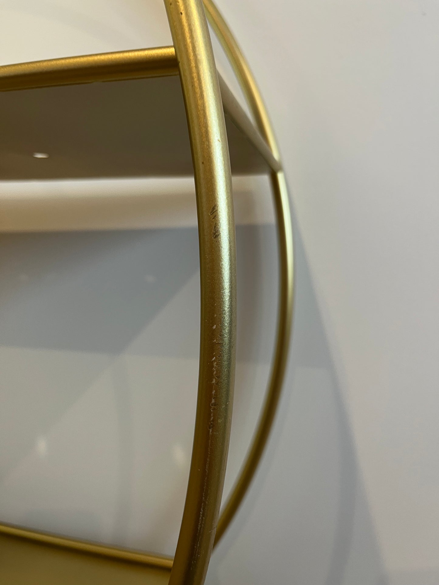 Gorgeous Gold Shelving Unit
