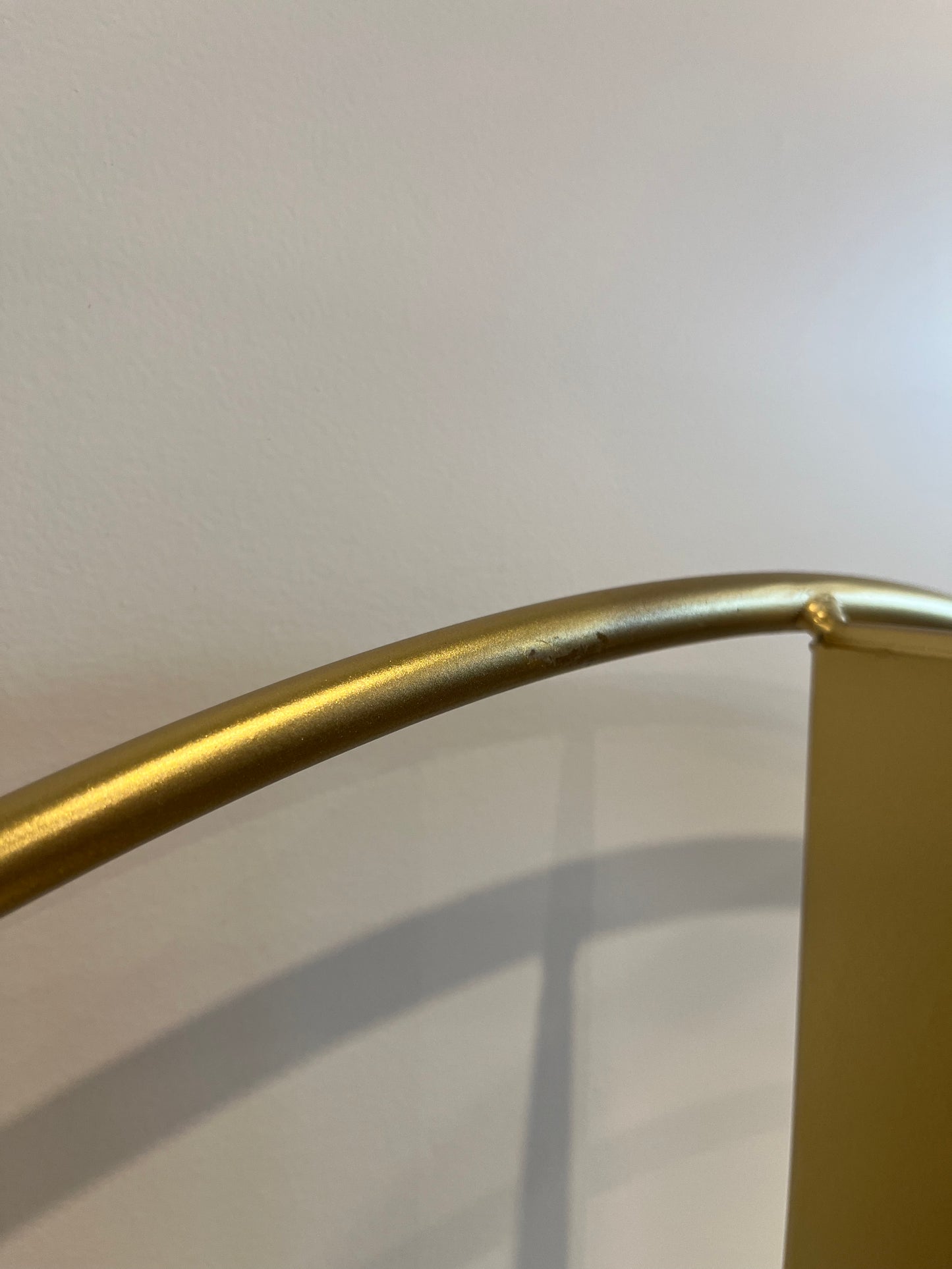 Gorgeous Gold Shelving Unit