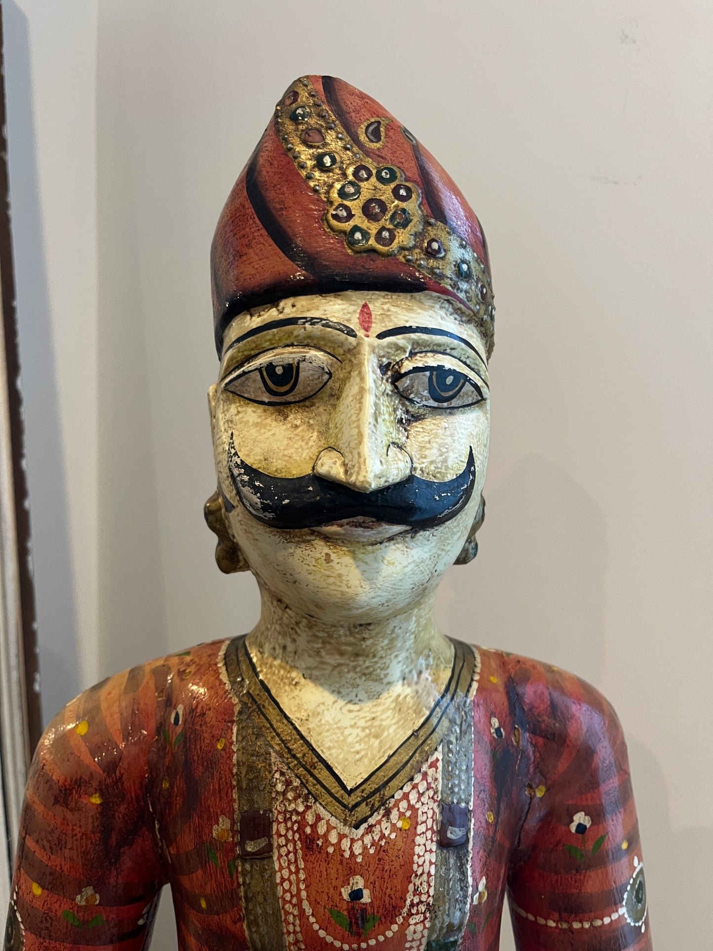 Statue of 1920's Indian Tribesman