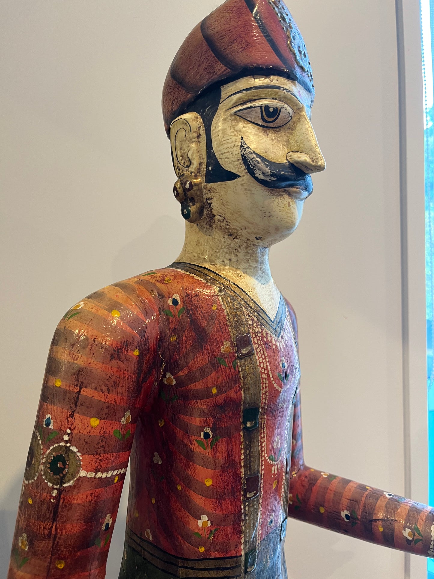 Statue of 1920's Indian Tribesman