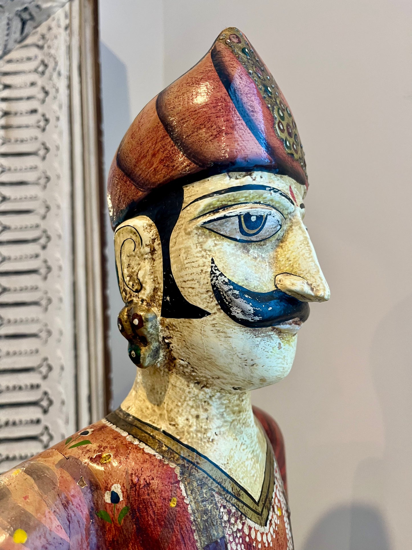 Statue of 1920's Indian Tribesman