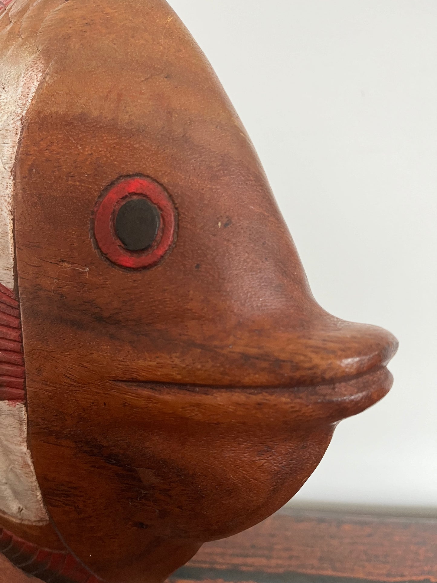 Funky Wooden Fish Ornament