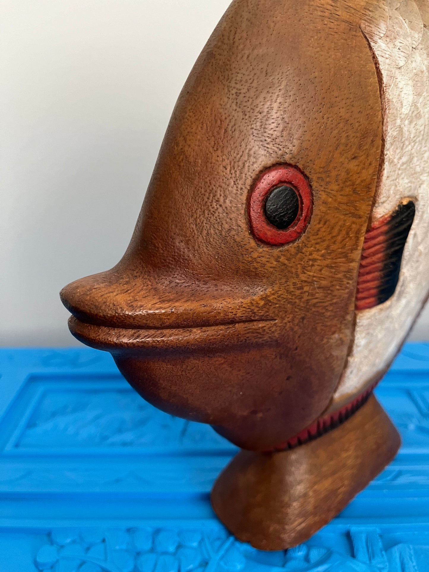 Funky Wooden Fish Ornament