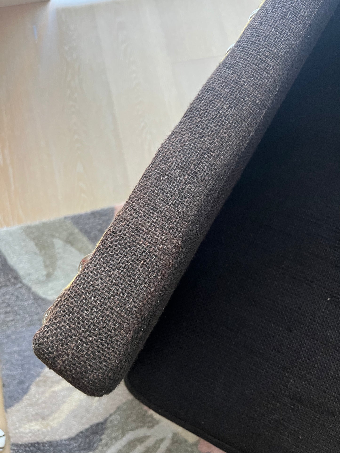 Beautiful Wingback Fabric Armchair ( 2 available )