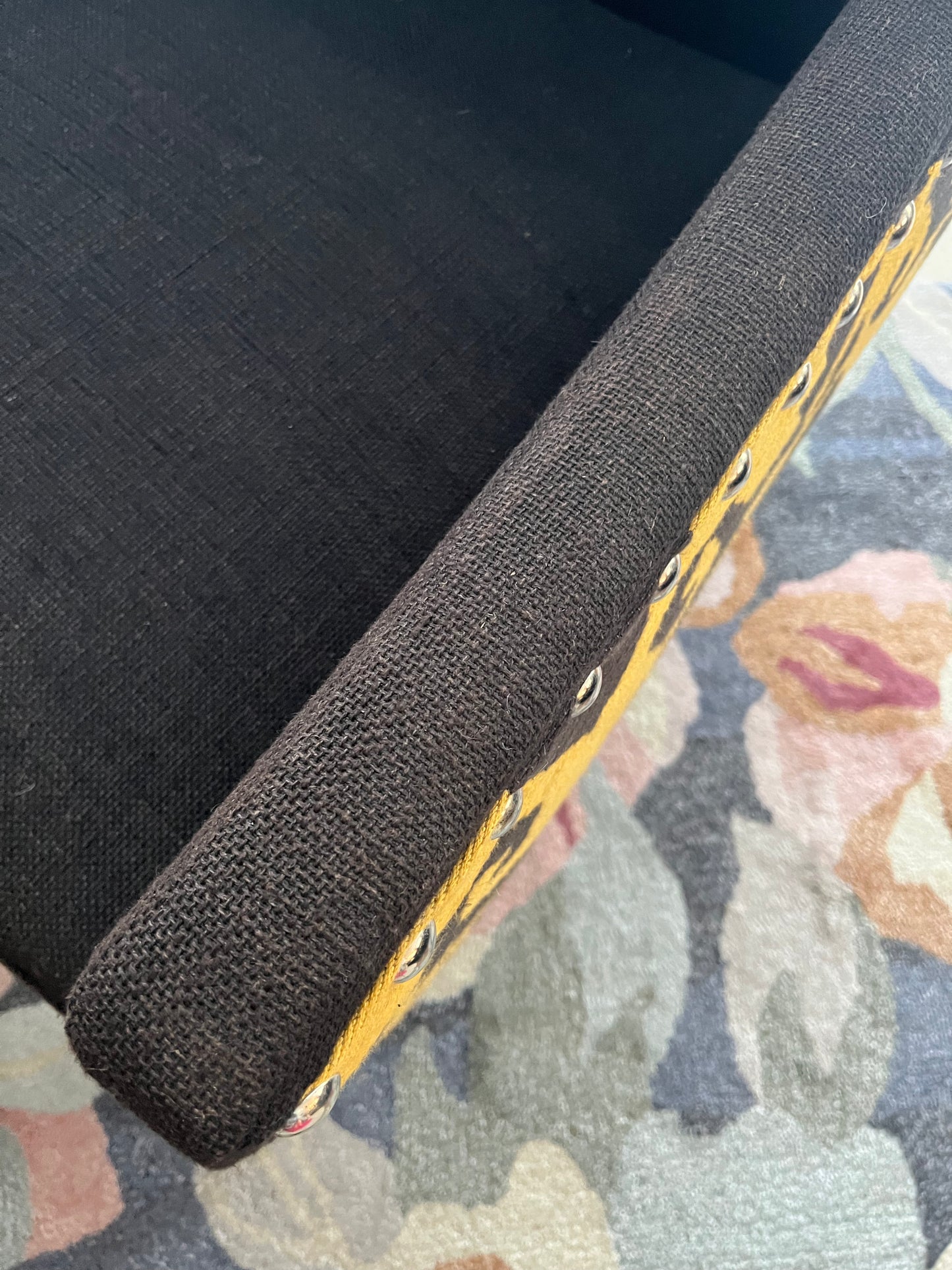 Beautiful Wingback Fabric Armchair ( 2 available )
