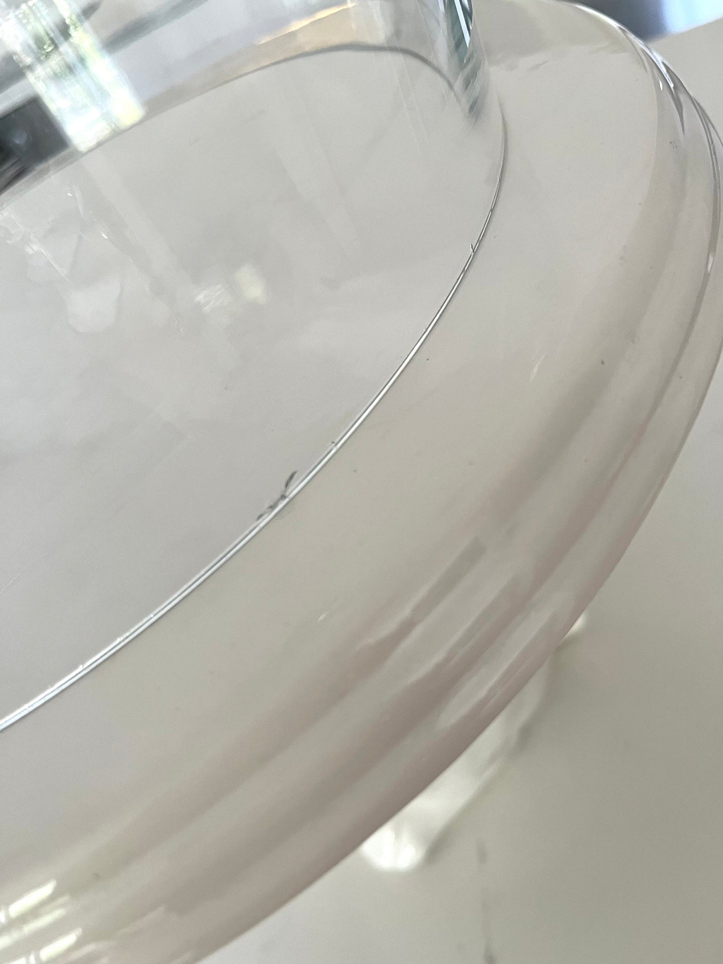 Beautiful Bunny Treat Stand with Glass Dome