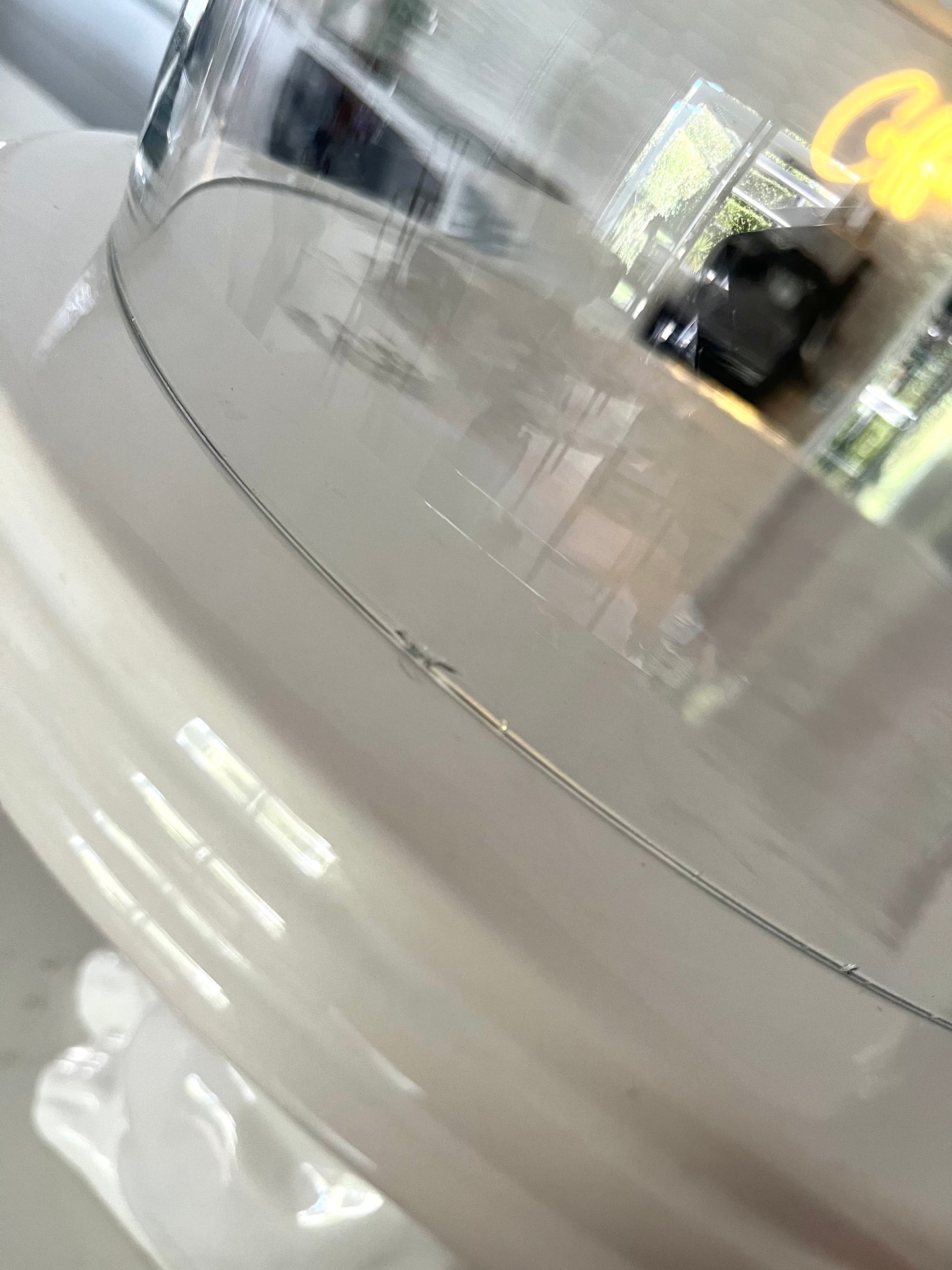 Beautiful Bunny Treat Stand with Glass Dome