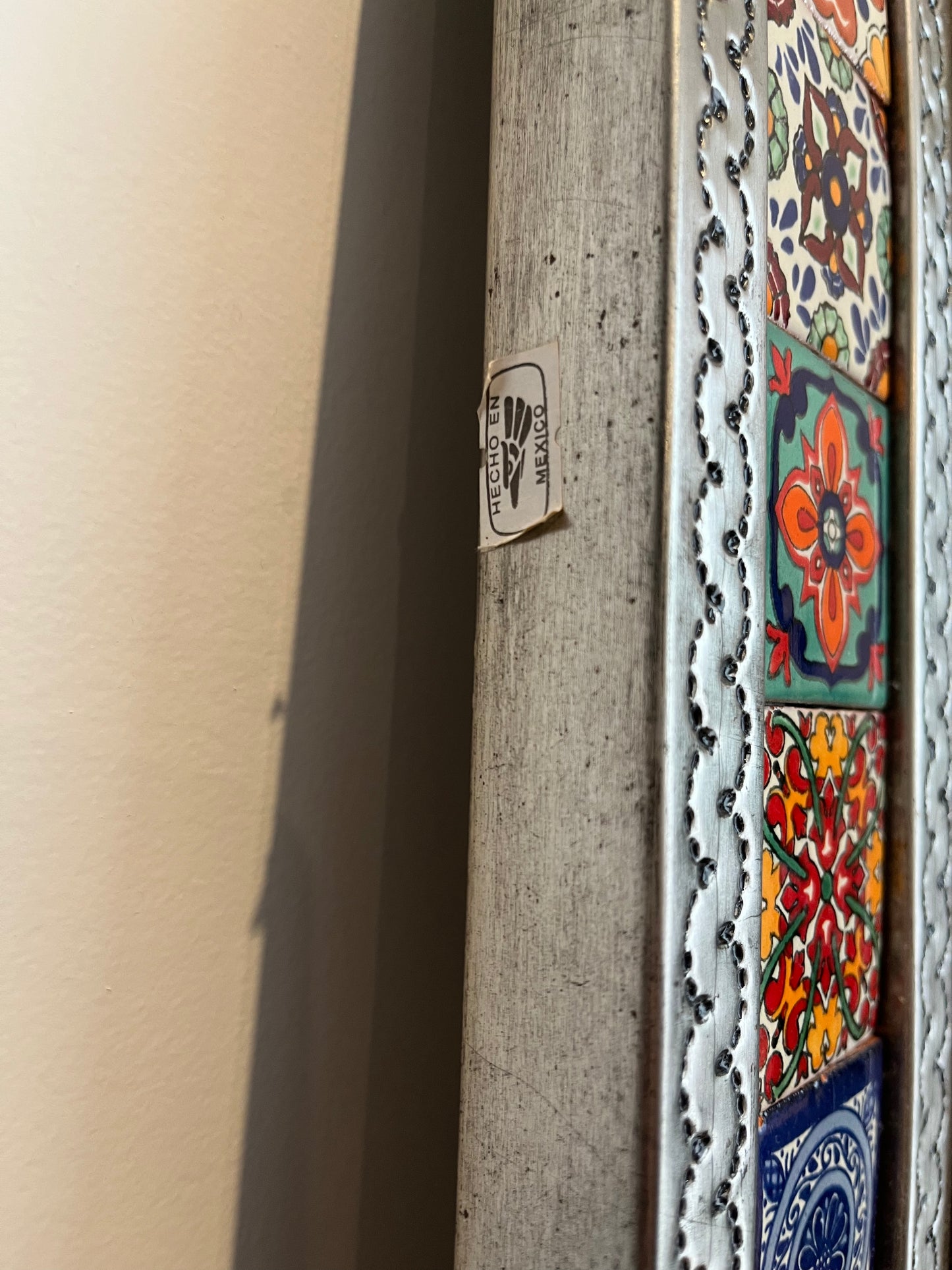 Beautiful Mexican Tin Mirror