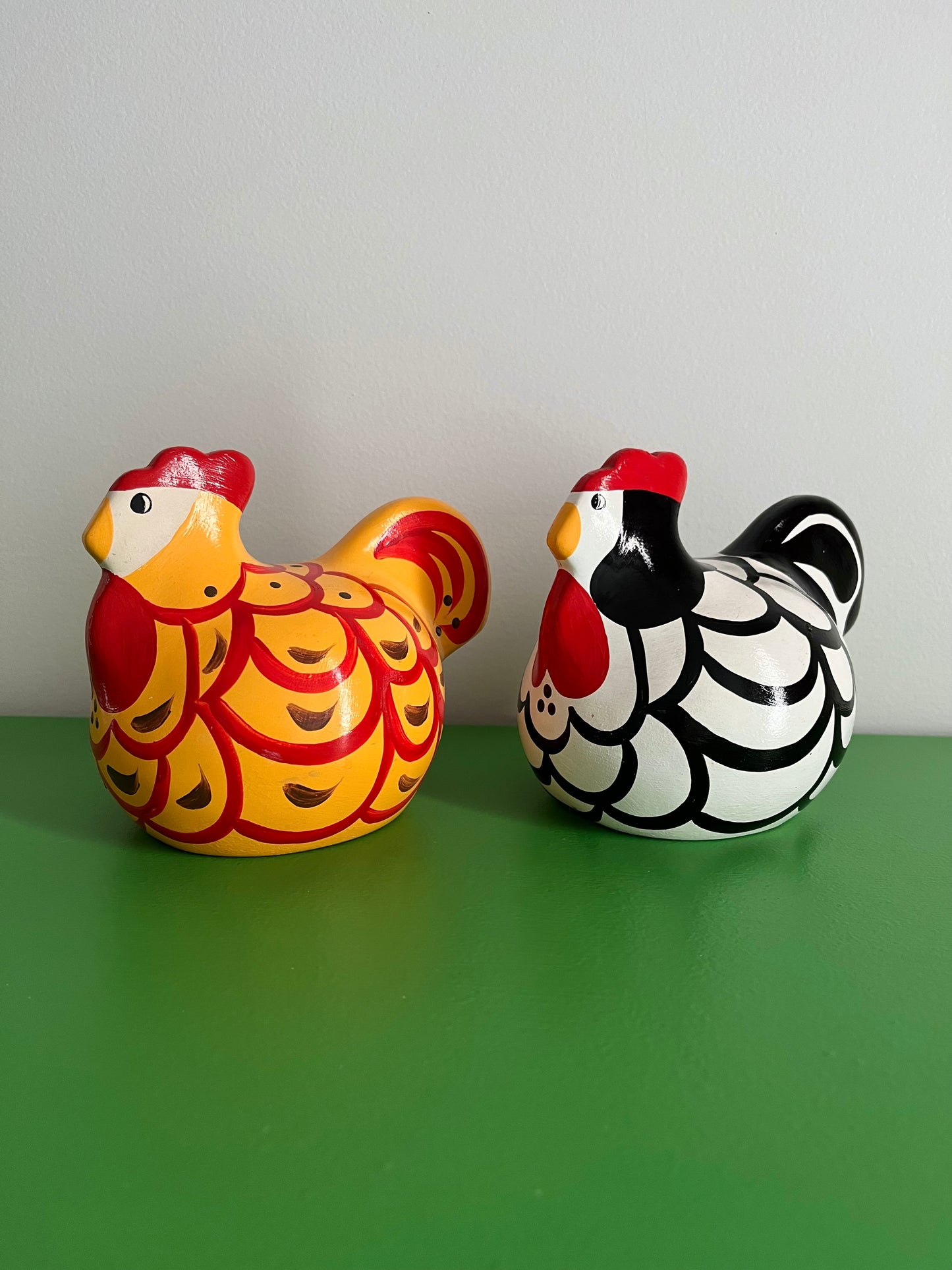Set of Funky Roosters
