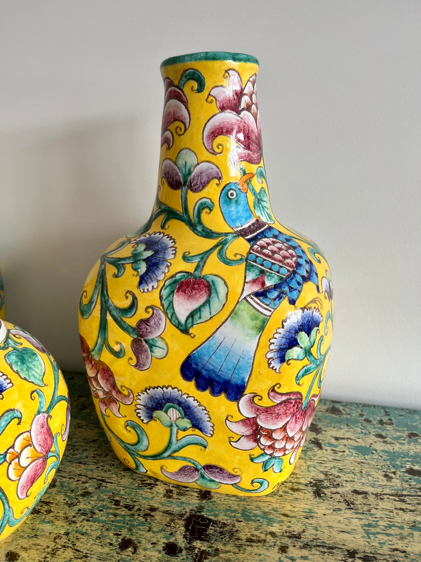 Stunning Trio of Vases