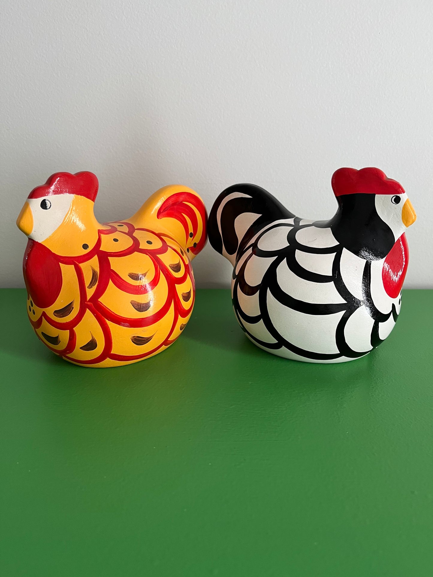 Set of Funky Roosters