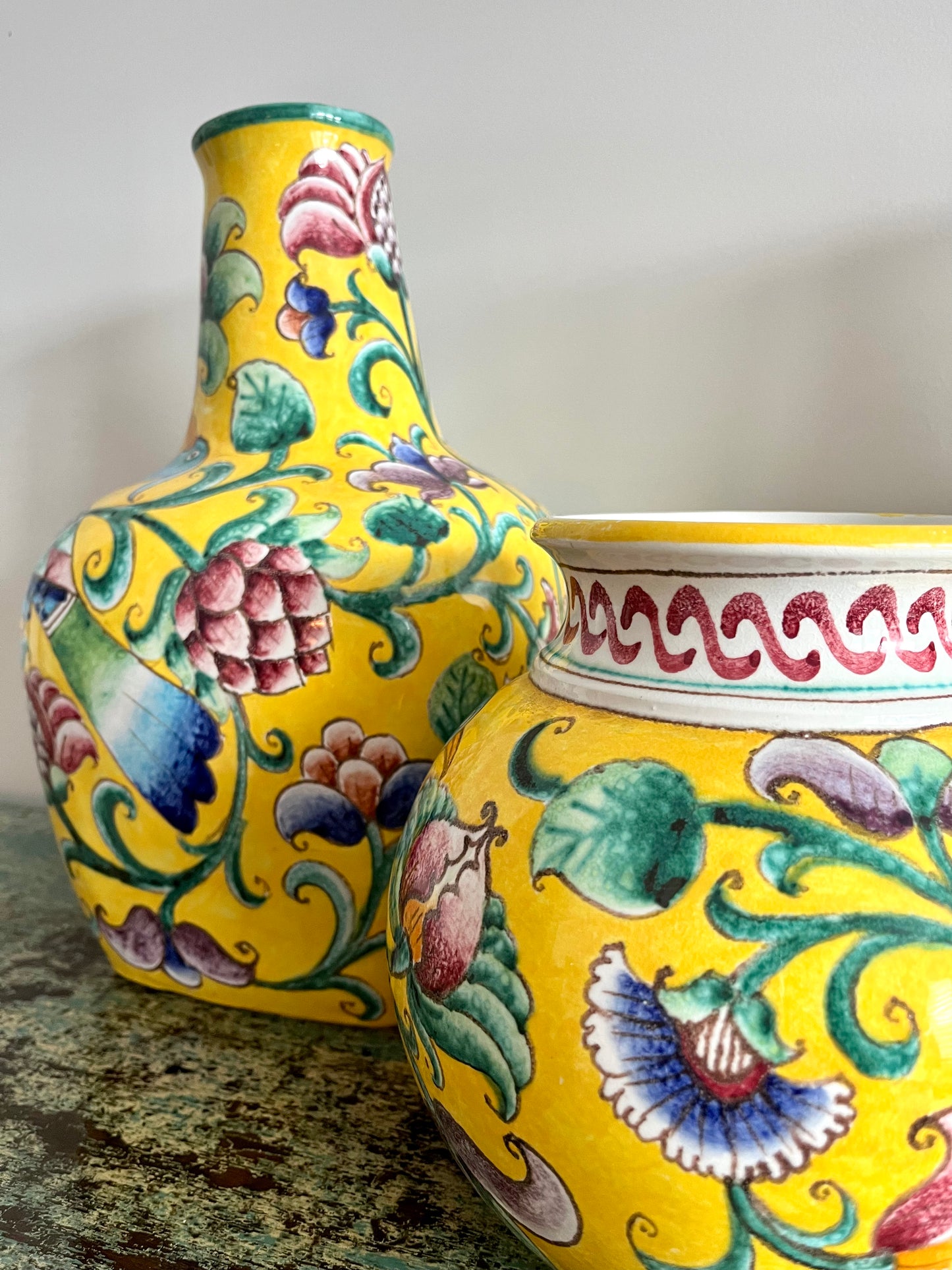 Stunning Trio of Vases