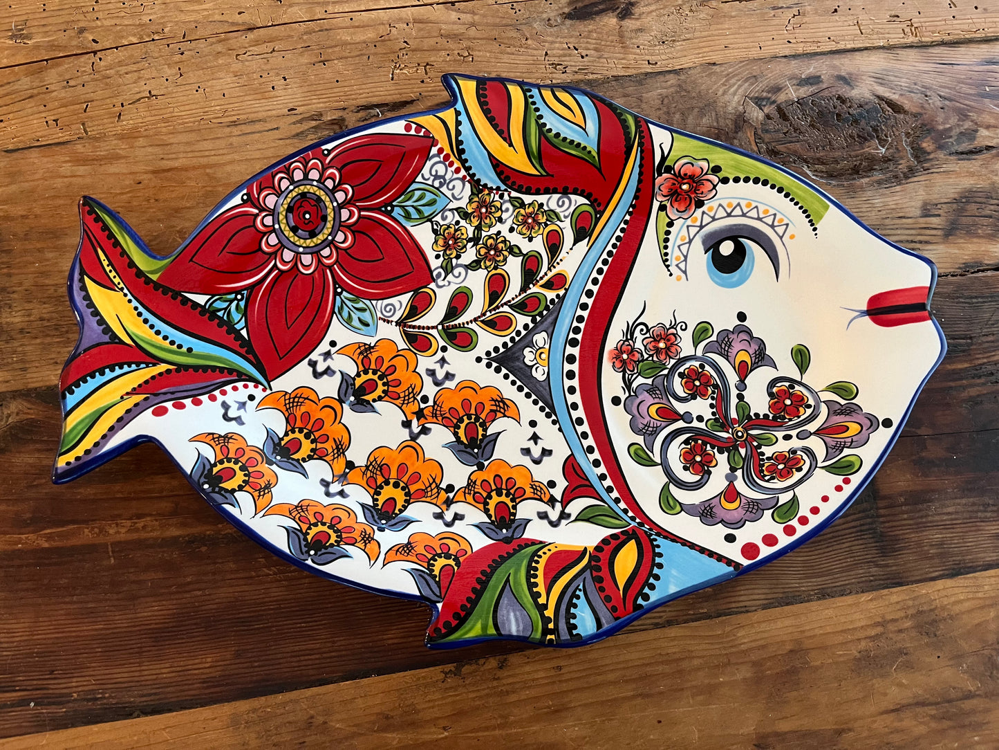 Unique and Colourful Fish Platter