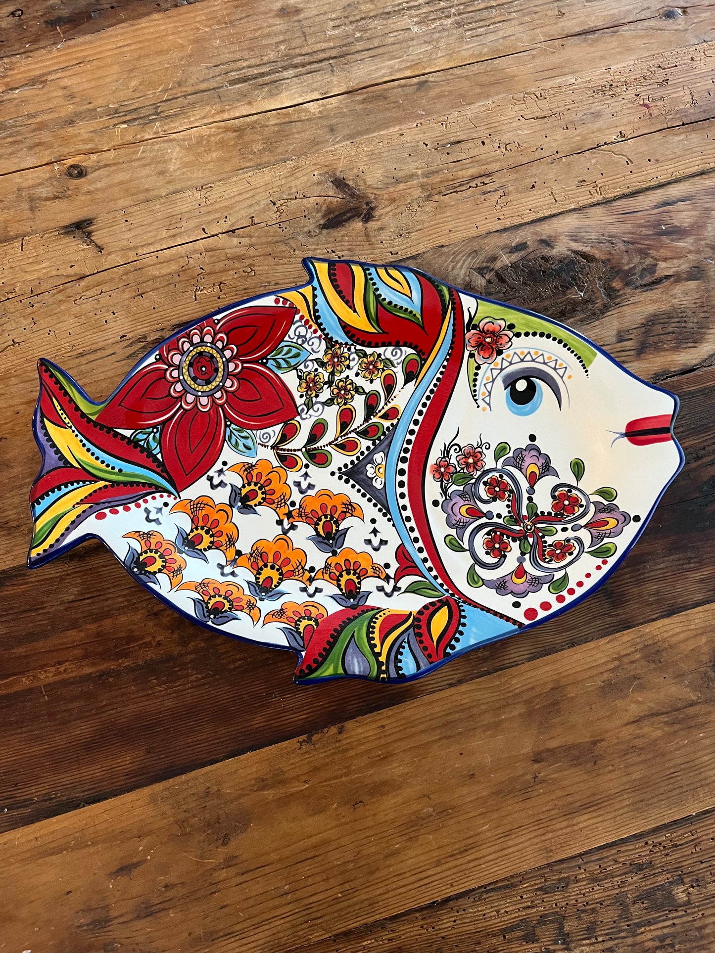 Unique and Colourful Fish Platter