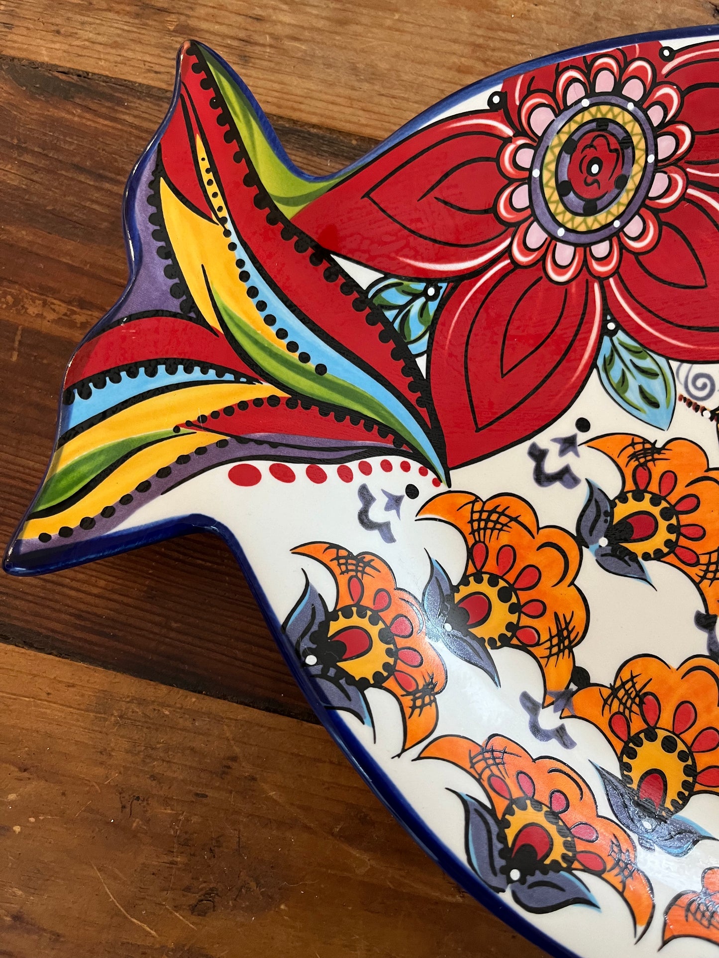 Unique and Colourful Fish Platter
