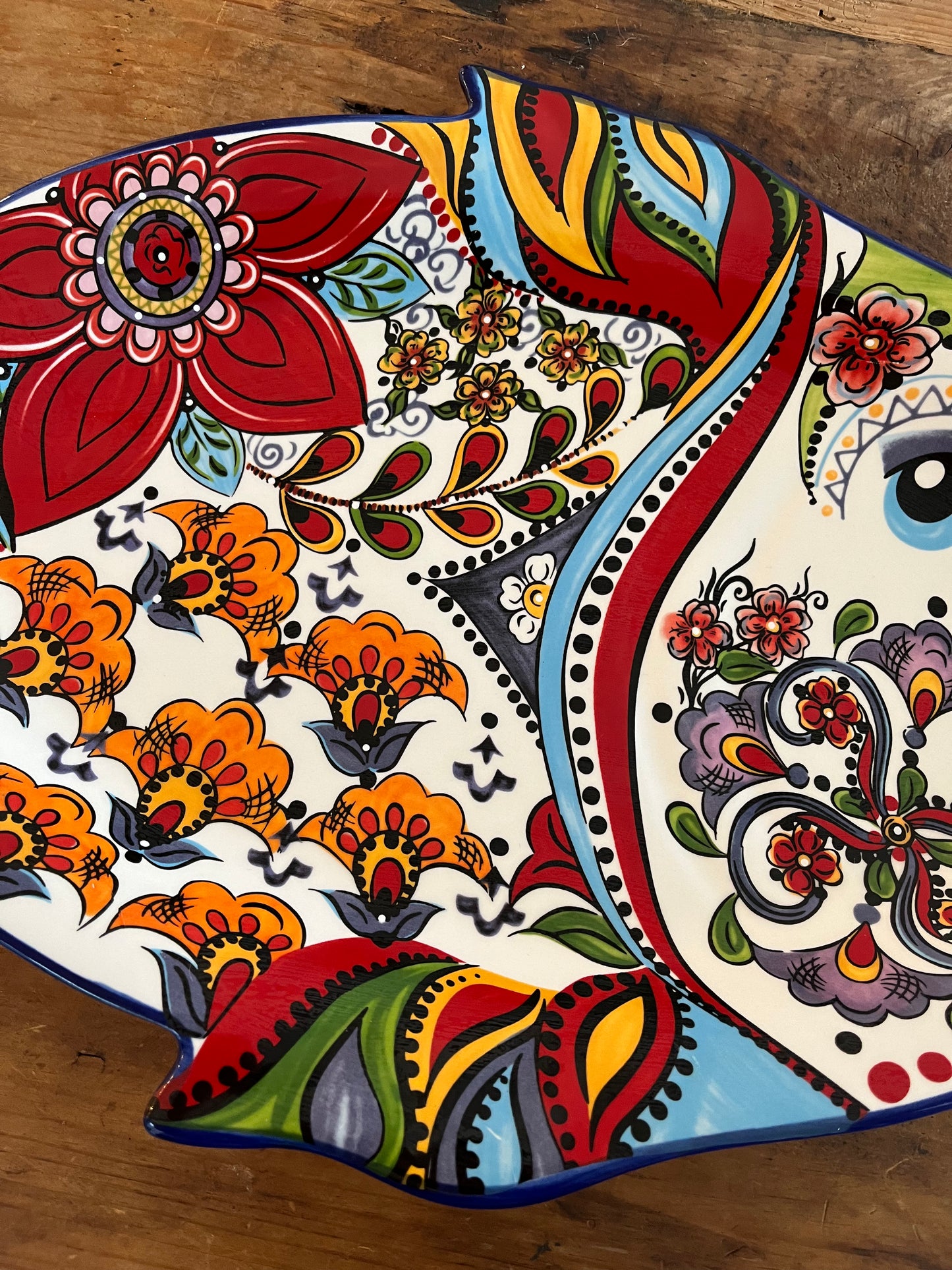 Unique and Colourful Fish Platter