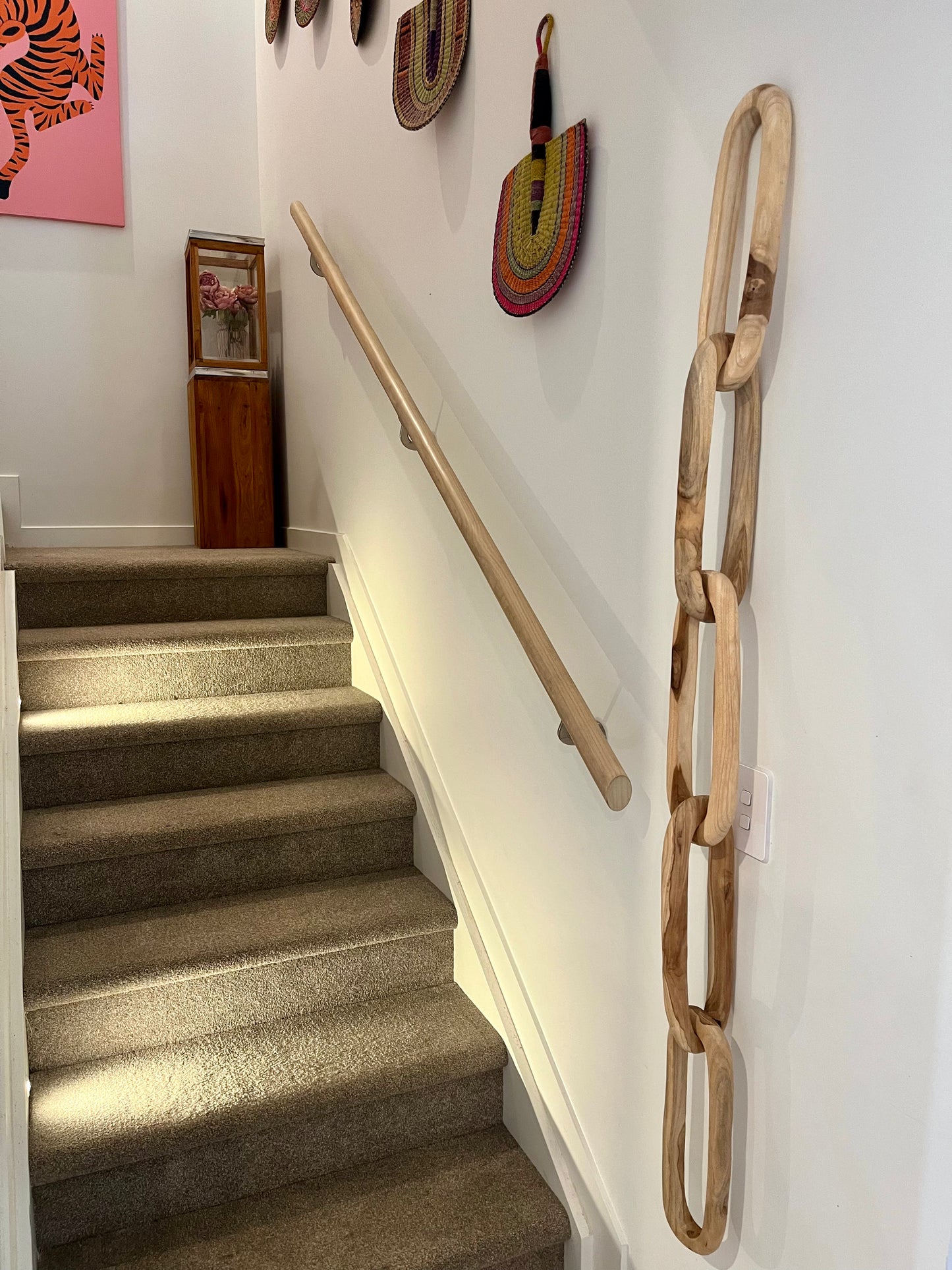 Wood Chain Link Decor