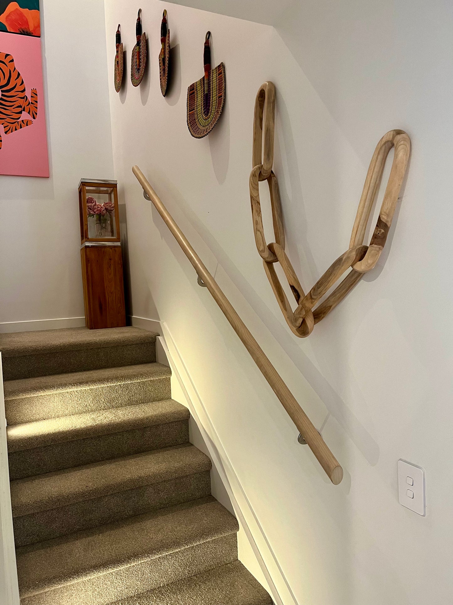Wood Chain Link Decor