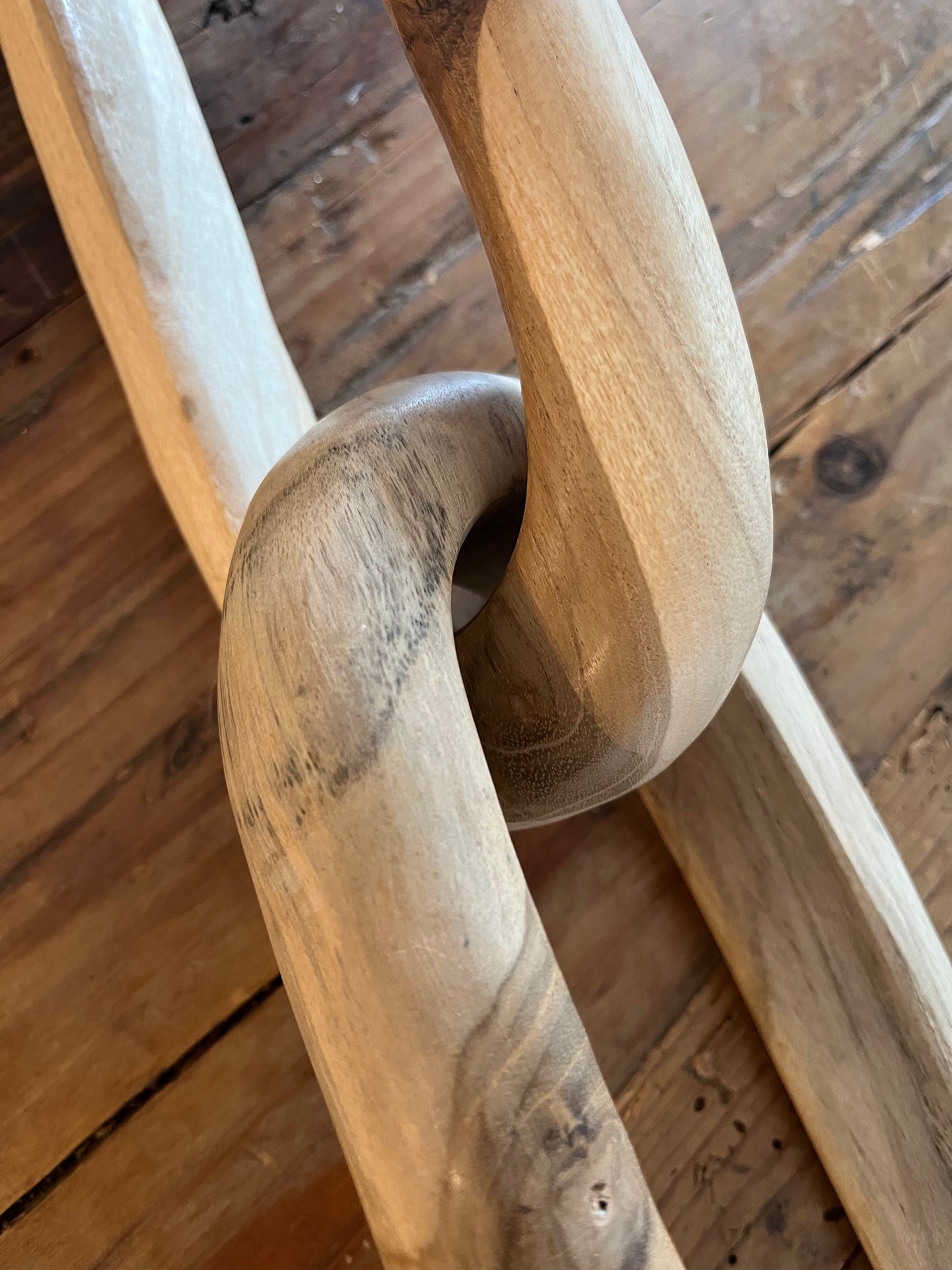 Wood Chain Link Decor