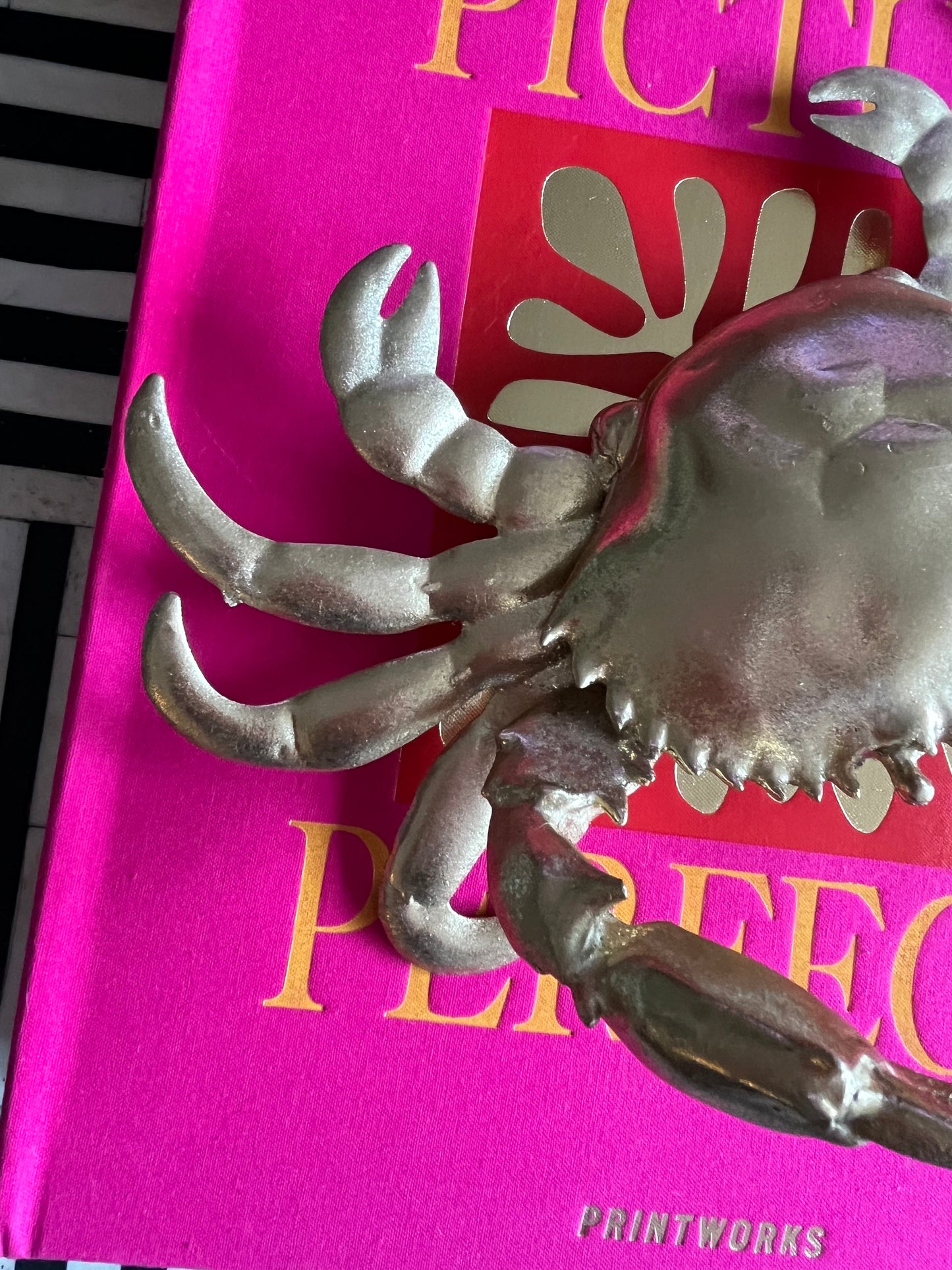Gorgeous Gold Crab Decor