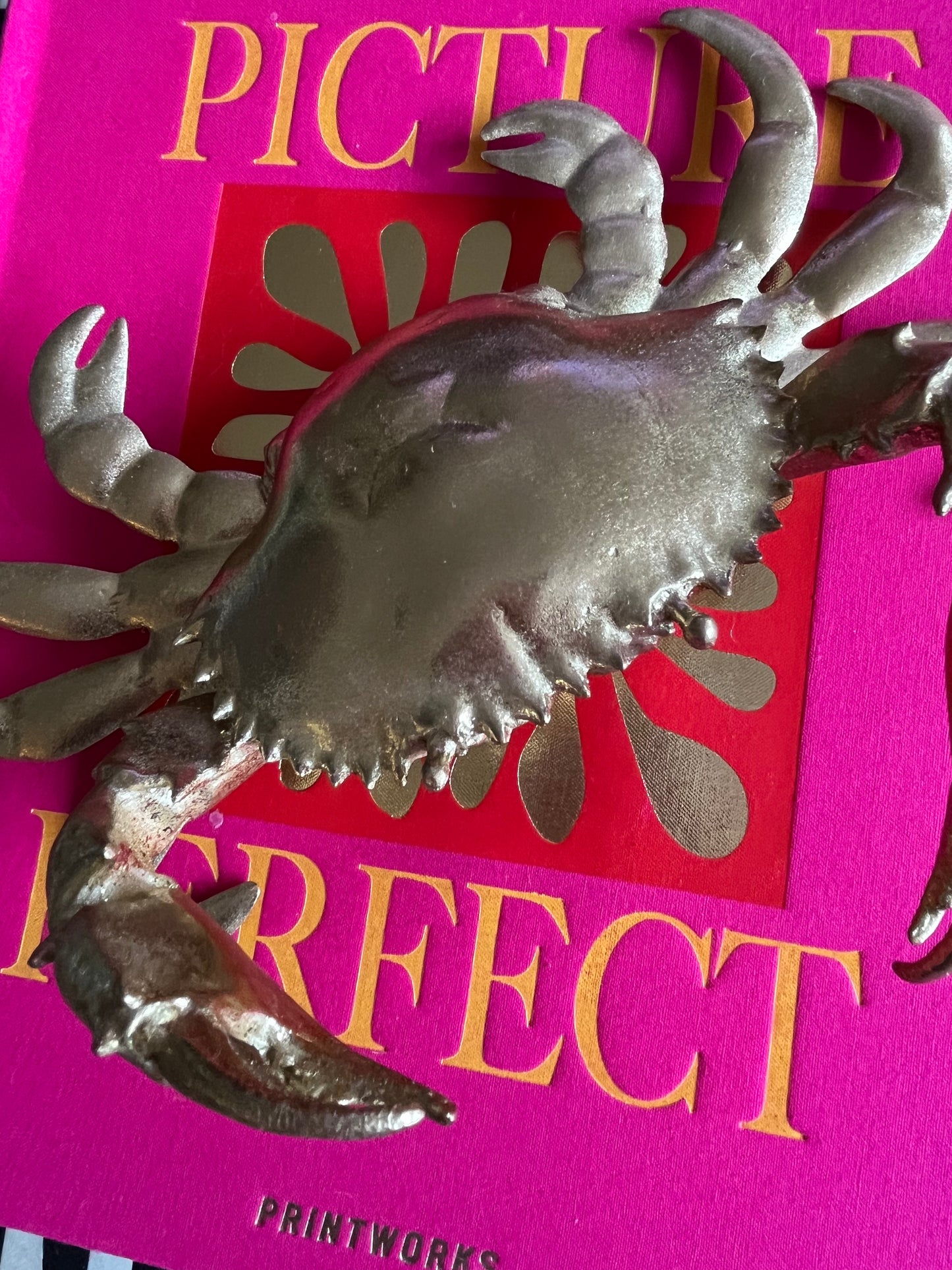 Gorgeous Gold Crab Decor