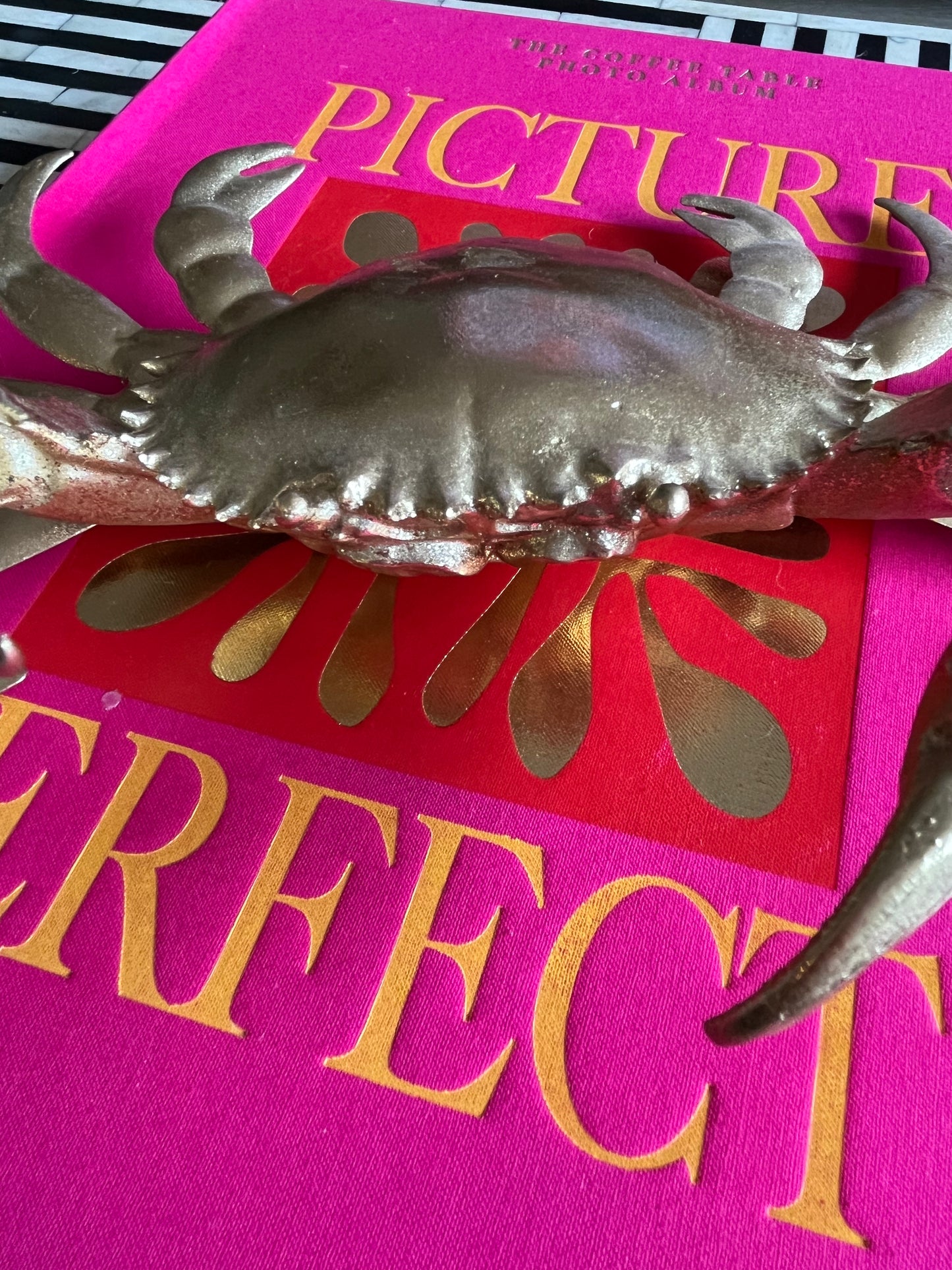 Gorgeous Gold Crab Decor