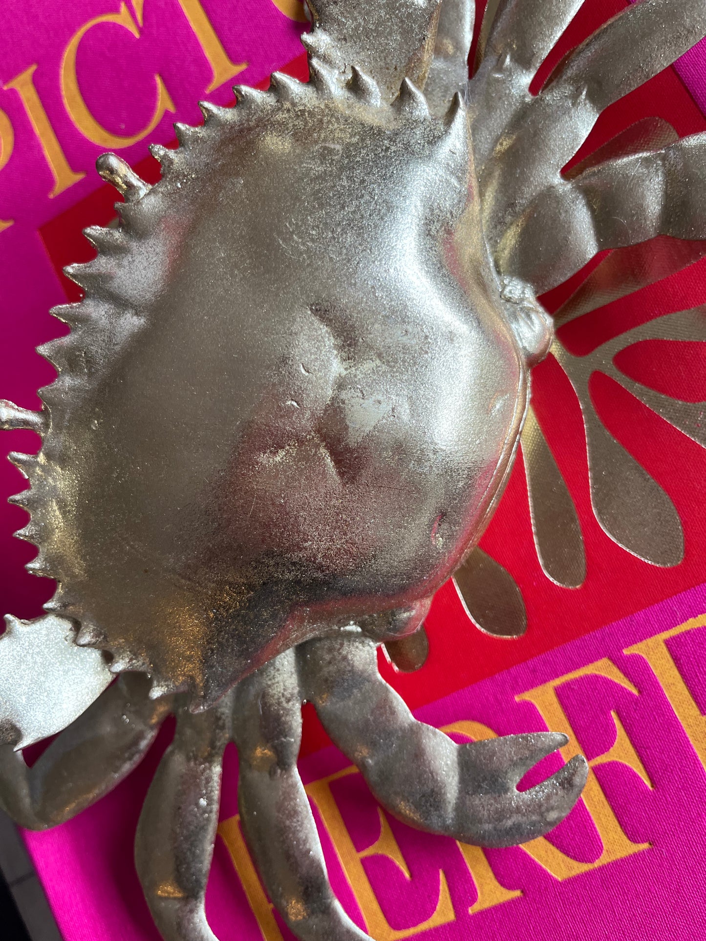 Gorgeous Gold Crab Decor