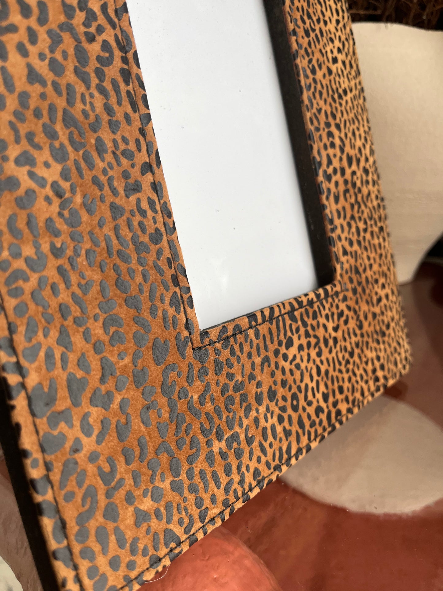 Funky Leopard Print Picture Frame