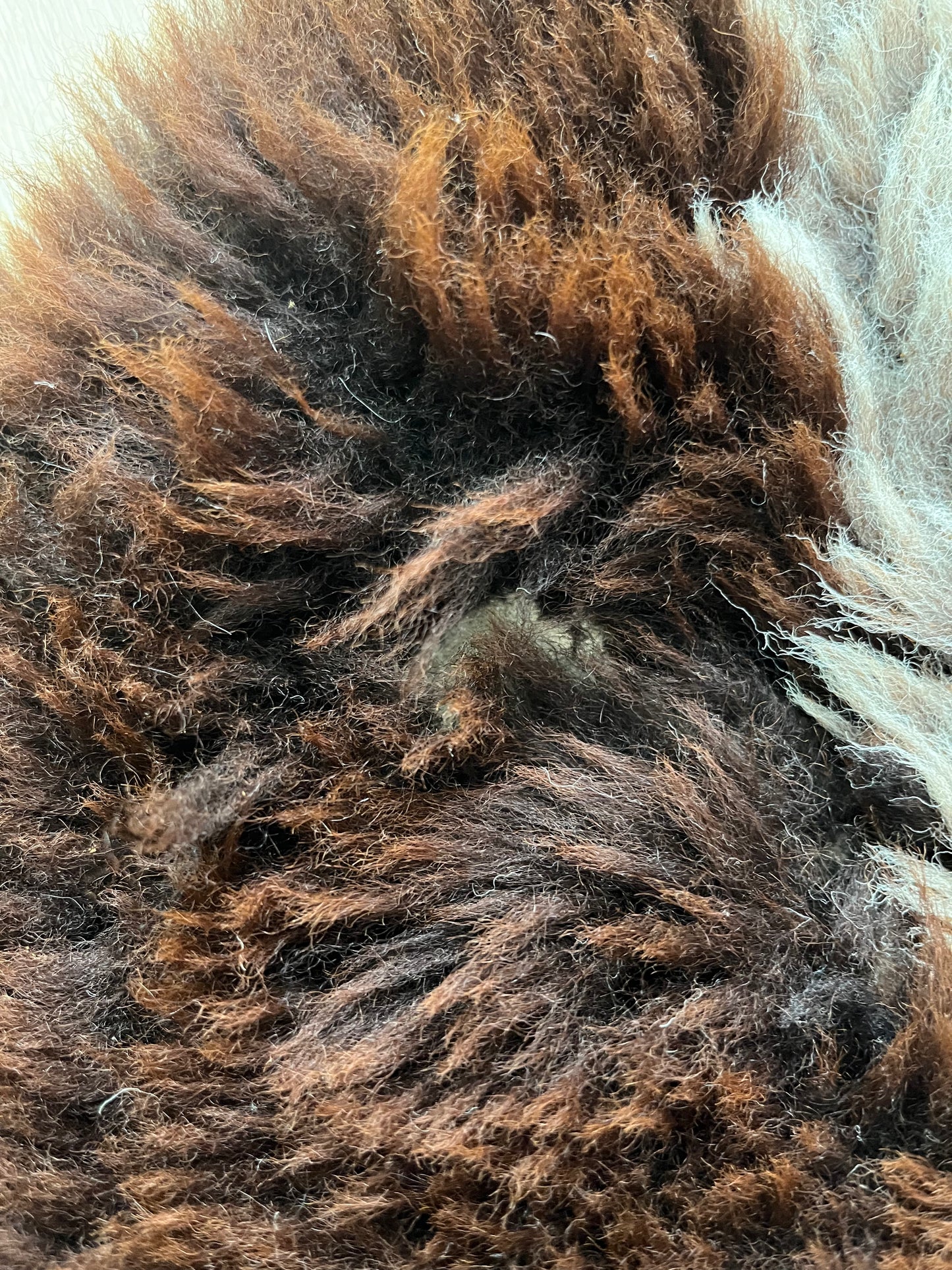 Brown and Beautiful Sheepskin Rug