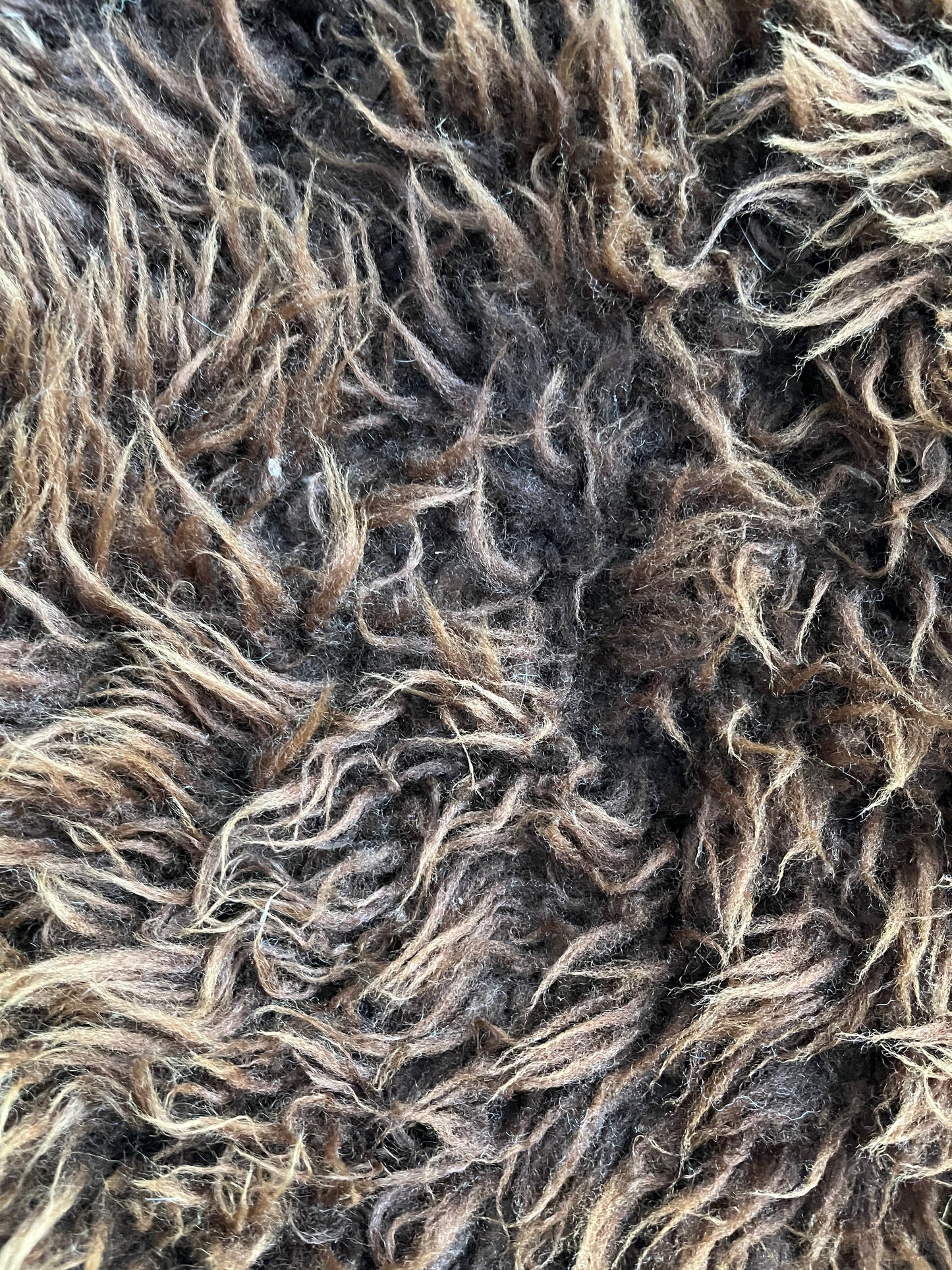 Brown and Beautiful Sheepskin Rug