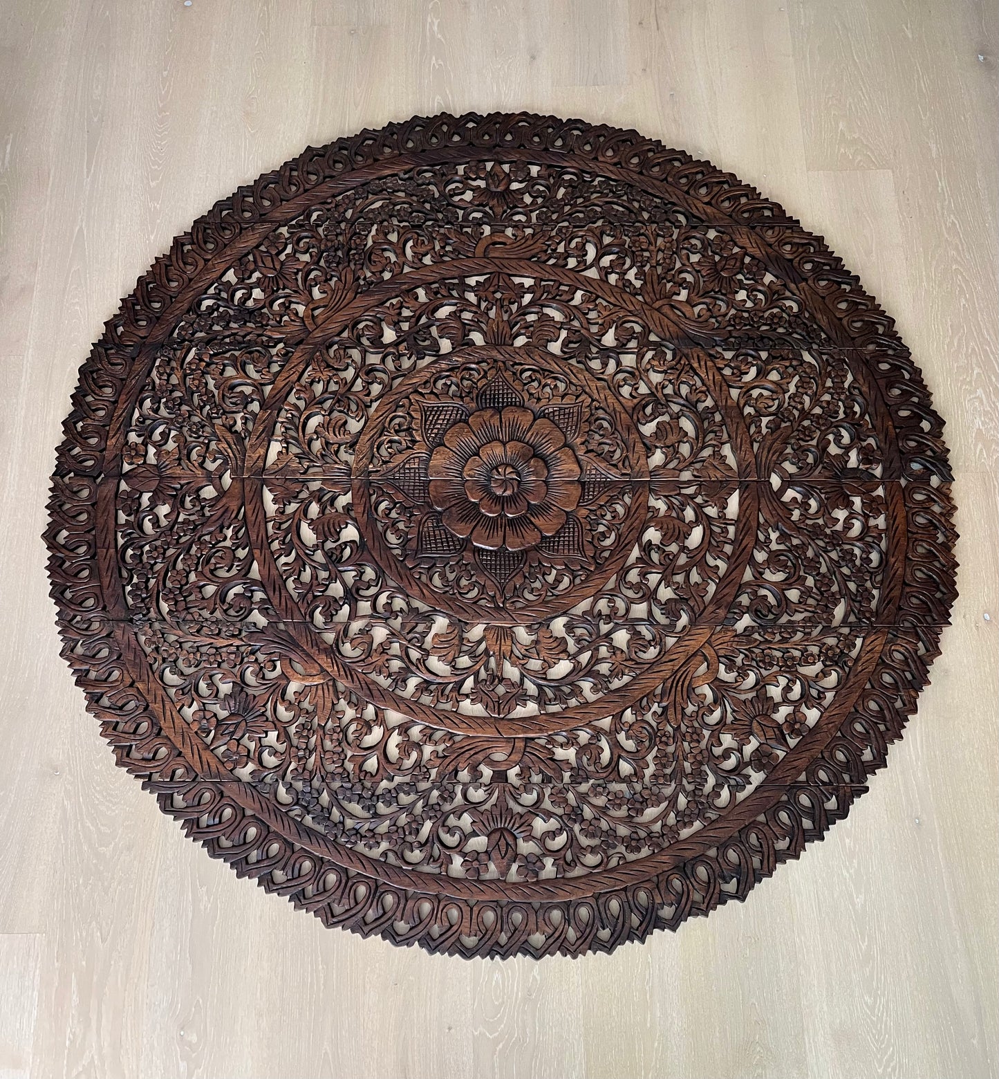 Beautiful Large Carved Wooden Wall Decor