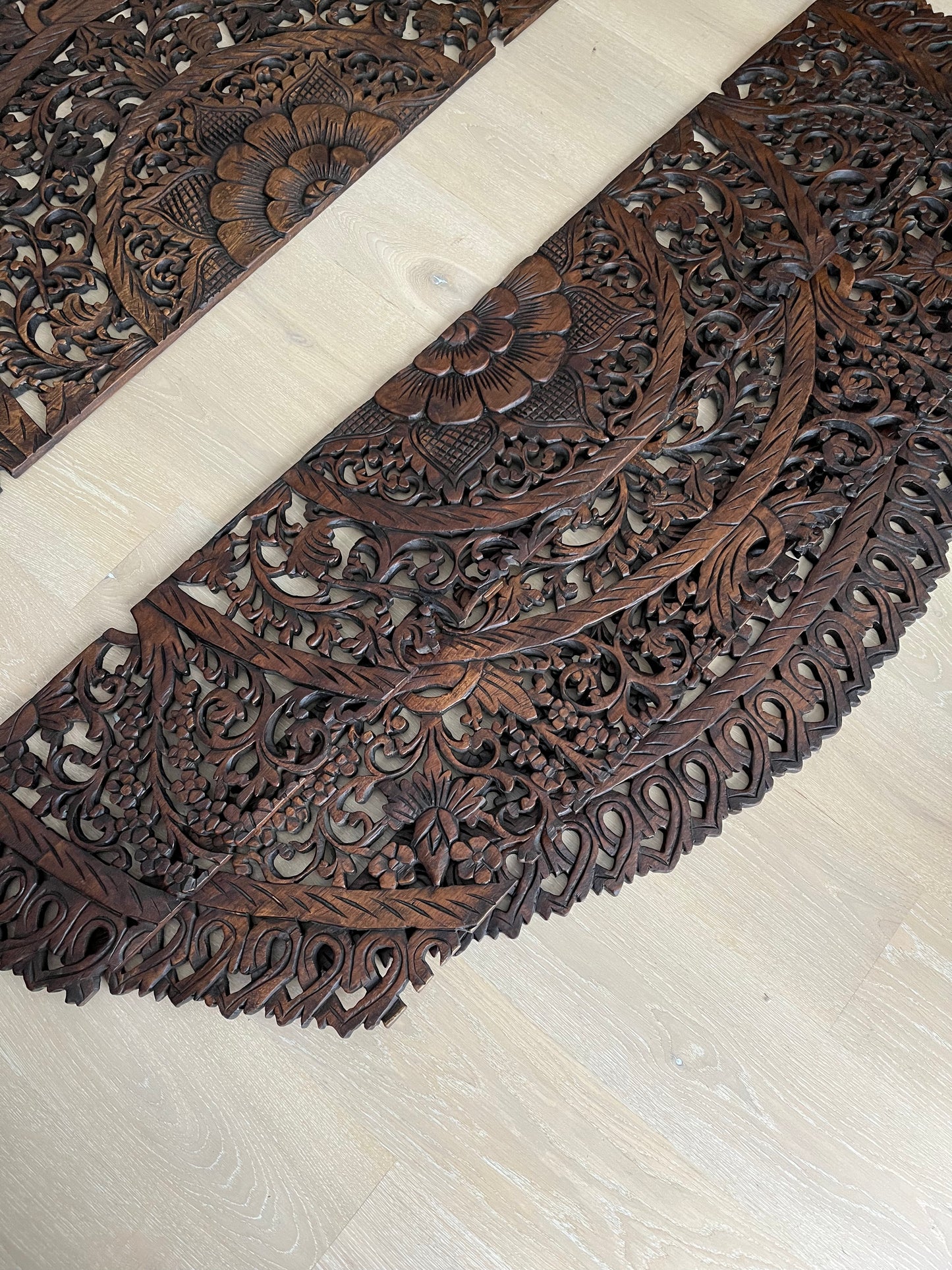 Beautiful Large Carved Wooden Wall Decor