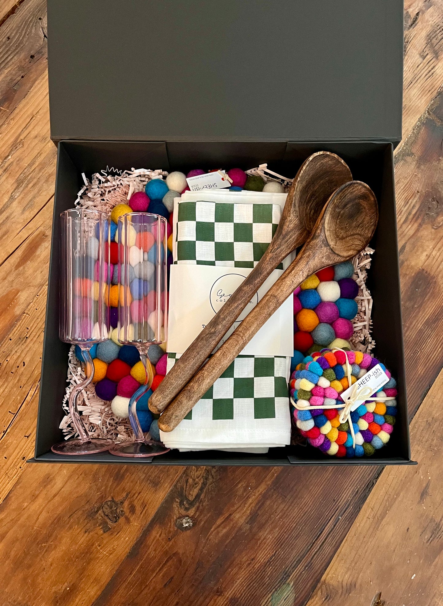 Gift Box-Rainbows & Checkers
