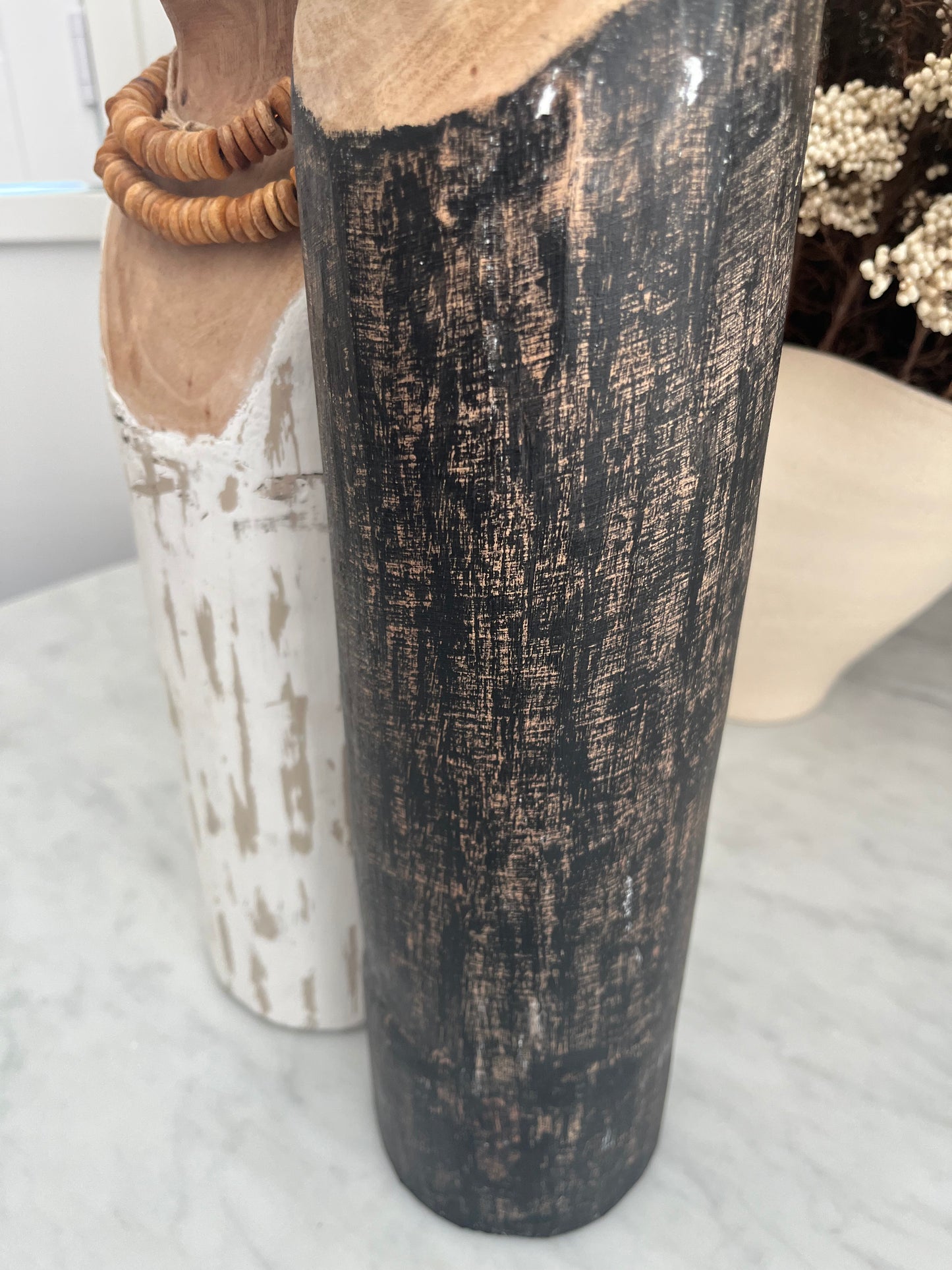 Pair of Le Forge Log Busts